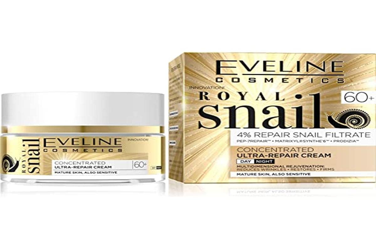 Eveline Cosmetics, Royal Snail UltraRepair Cream Day Night 60+ 50 ml