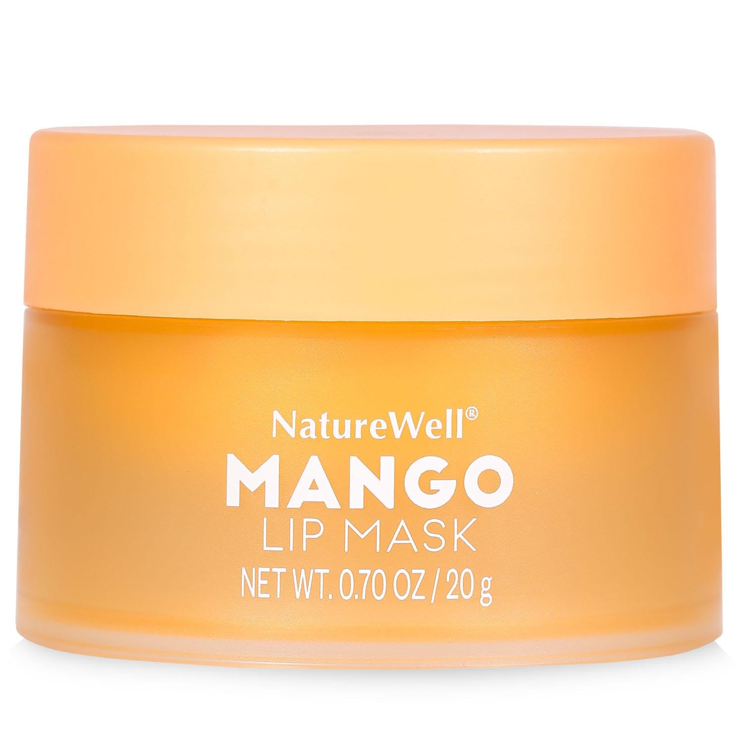 NATURE WELL Hydrating Lip Masks Variety Pack - Mango, Vanilla & Berry Scents, 0.70 oz (Pack of 3), Clear, Non-Greasy, Softening
