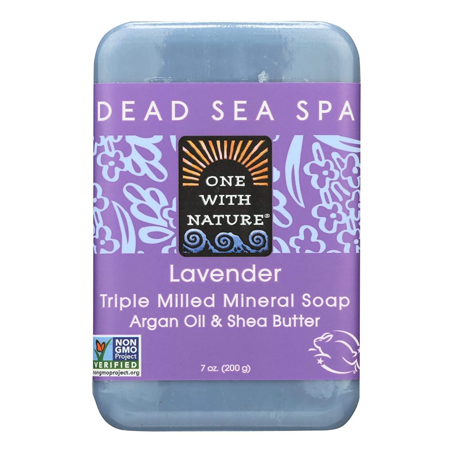 One With Nature Soap Bar Lavender
