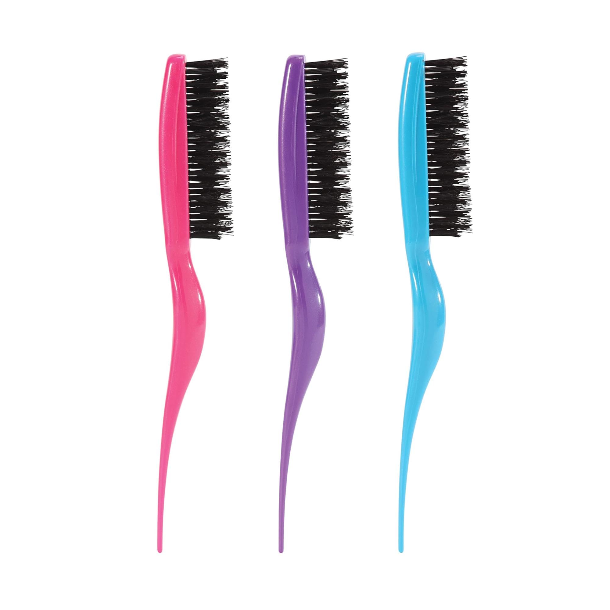 Cricket Amped Up Teasing Hair Brush For Volume, Backcombing, Lifting, Styling, And Sectioning Hair, Aqua