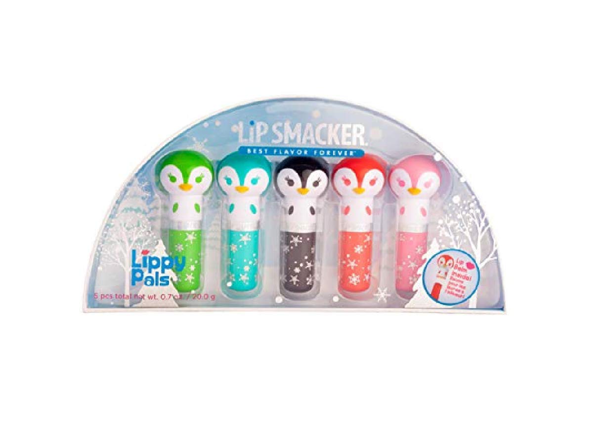 LIPPY PAL Lip Balm Set: Keep Lips Feeling Soft & Smooth with This Set of 5 Adorable Penguin-Shaped Lip balms! This Multi-Flavor 