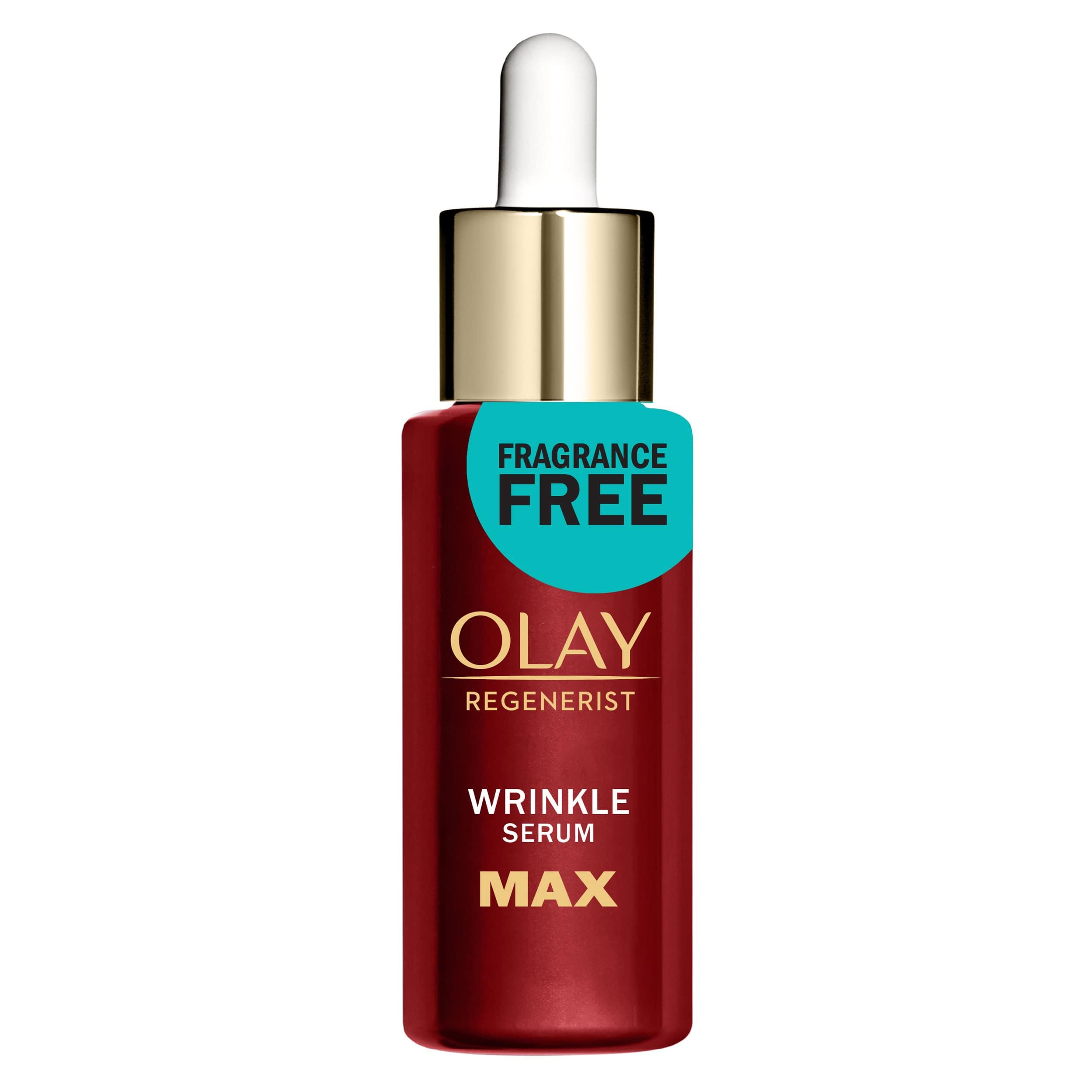 Olay Regenerist MAX Wrinkle Serum with Peptides, Fragrance Free 1.3 oz