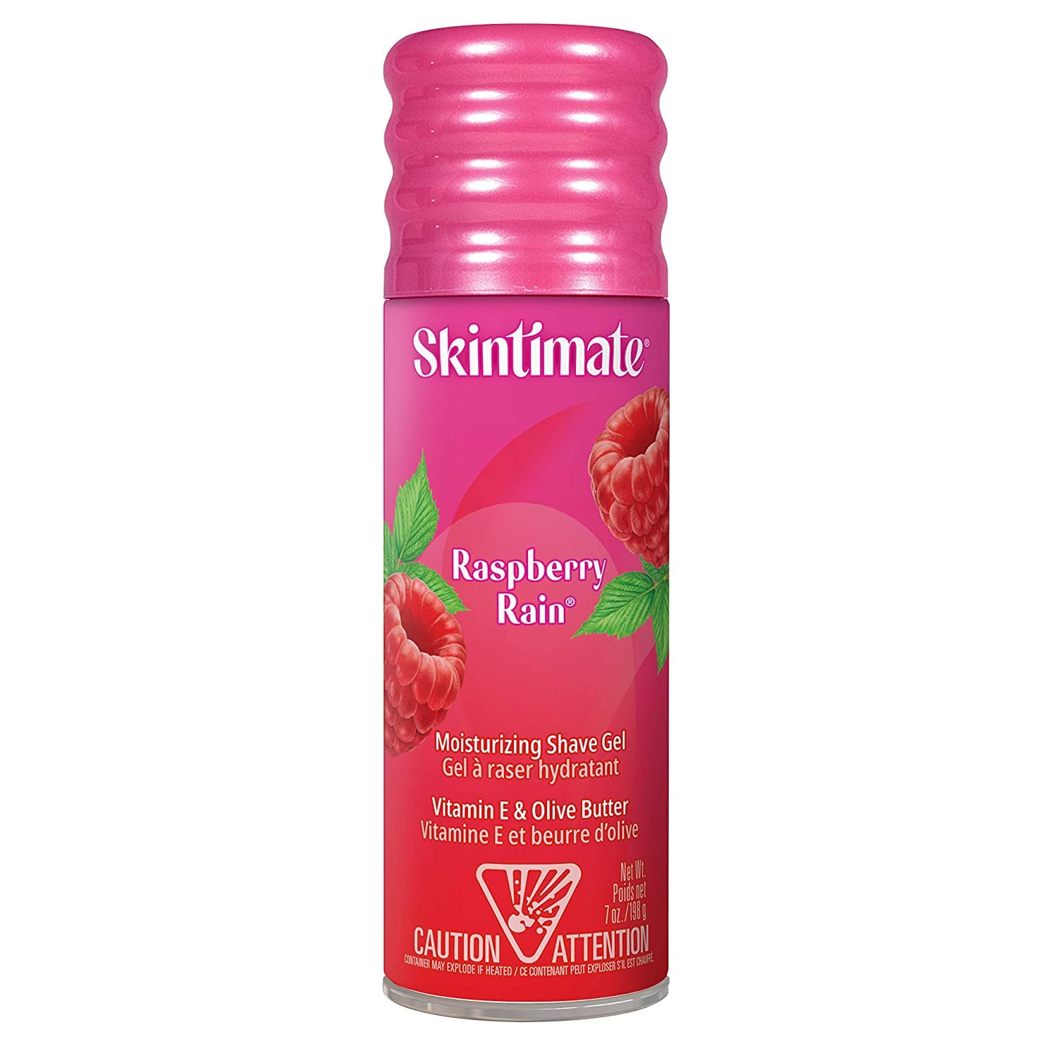 Skintimate Shave Gel Moisturizing Raspberry 7 Ounce (207ml) (6 Pack)