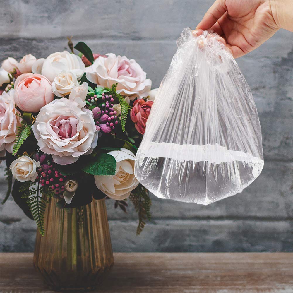 100Ps Disposable Shower Caps, Plastic Clear Shower Caps, Lengthening And Thickening Hair Caps For Hair Dyeing Assistance, Hotel