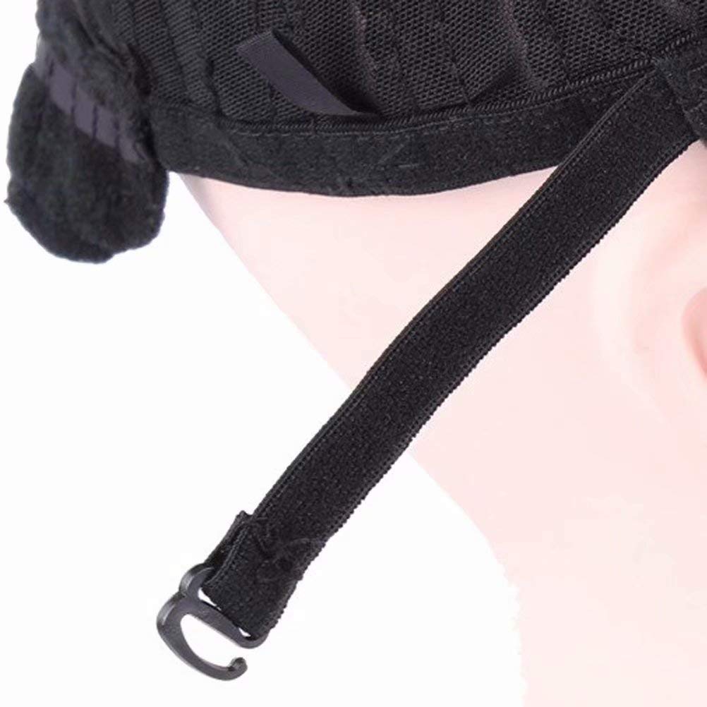 FEEL ME Adjustable Crochet Cornrow Wig Cap Synthetic Braided Cap with Adjustable Straps Breathable Crochet Caps with Combs for B
