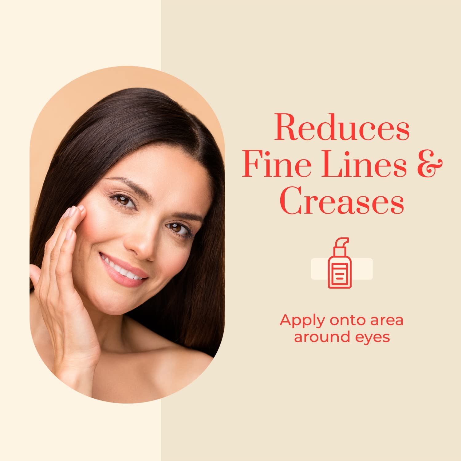 Clear Beauty Retinol & Goji Berry Under Eye Serum - Diminish Fine Lines, Wrinkles, Eye Bags & Dark Circles, Depuffing Eye Serum
