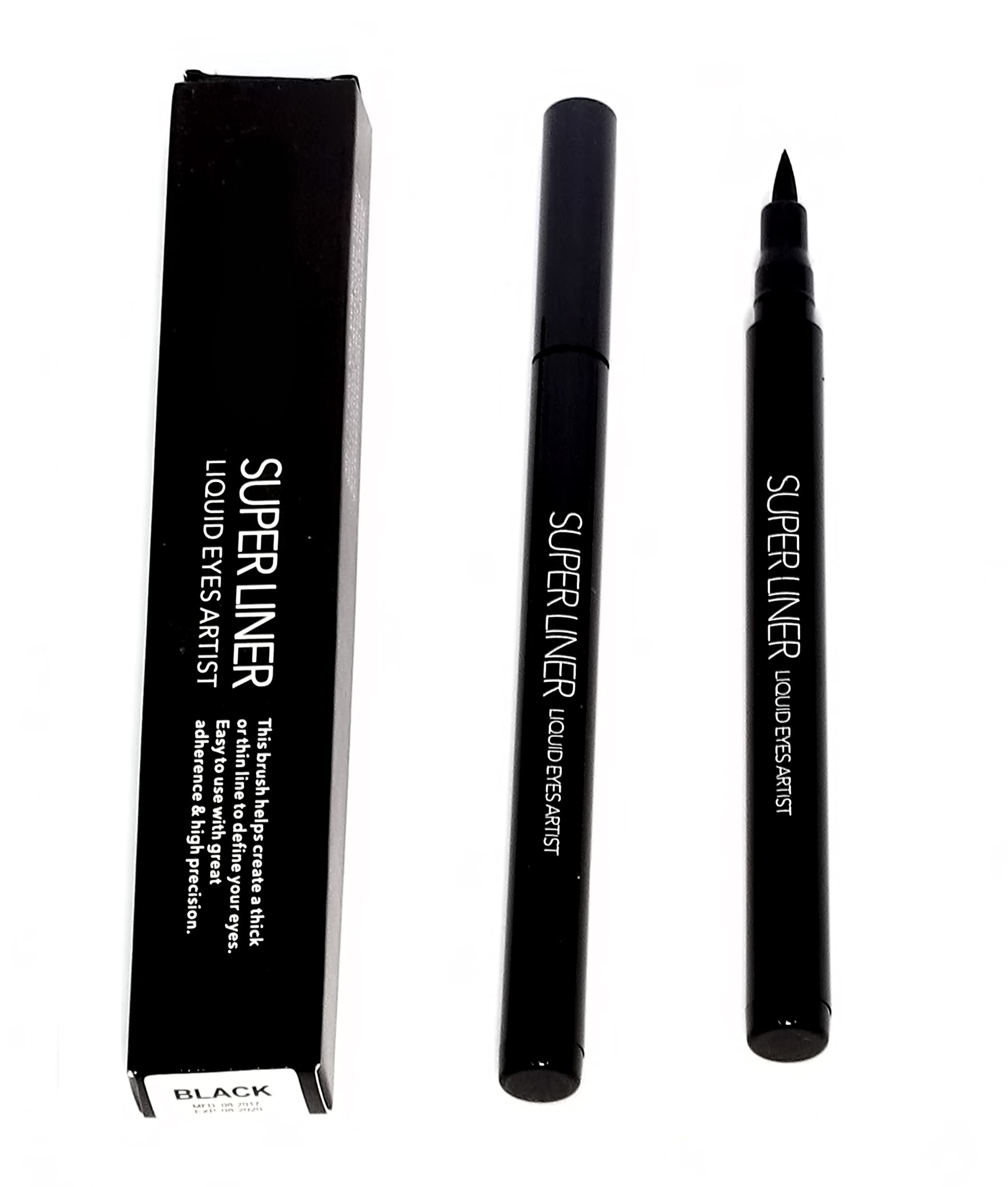 Ads Dynamic Liquid Black Eyeliner (Kf) Pack Of 1