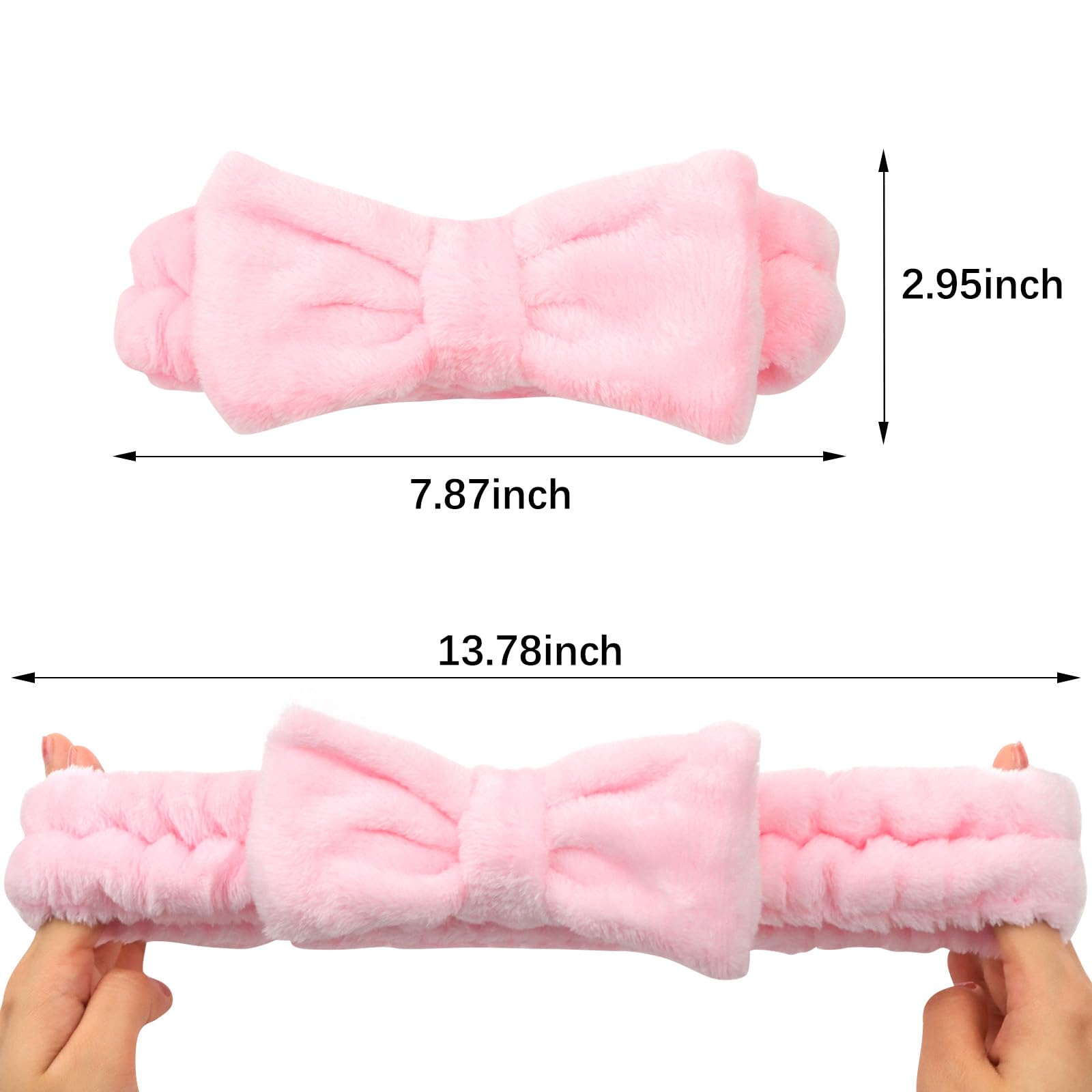 Cieher Bachelorette Party Headbands - 8 Pcs Spa Headbands For Bride, Bridesmaids, Face Wash, Skincare, Makeup, And More