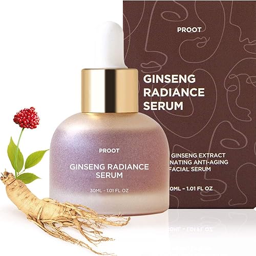Ginseng Radiance Serum  52.5% Ginseng Extract Rejuvenating Face Serum  Formulated With Hyaluronic Acid, Wgf Complex-3  Korean Sk