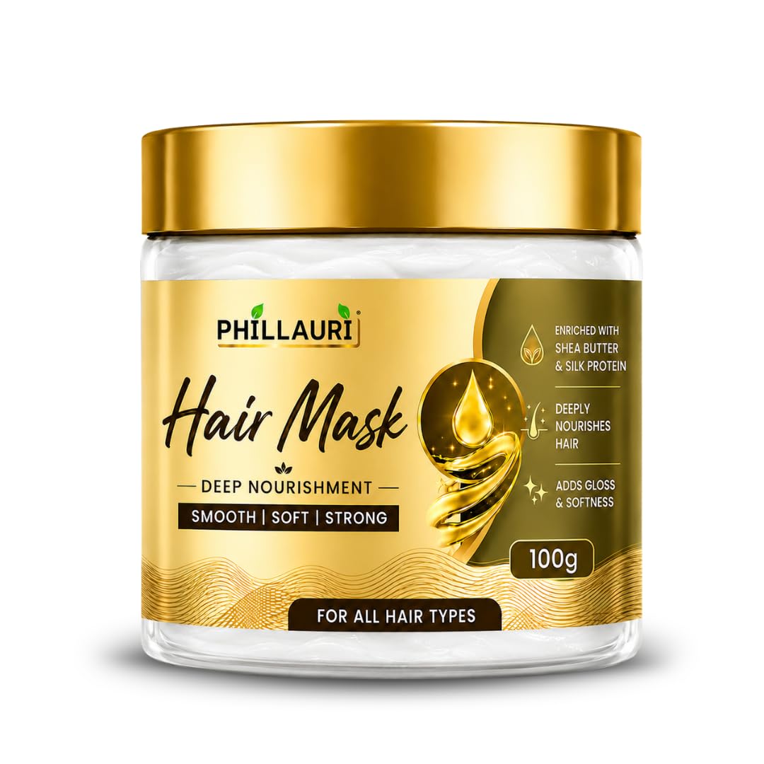 Hair Mask With Shea Butter & Silk Protein For Men & Women | Deep Conditioning Hair Mask | Smooth, Soft & Manageable Hair | Suita