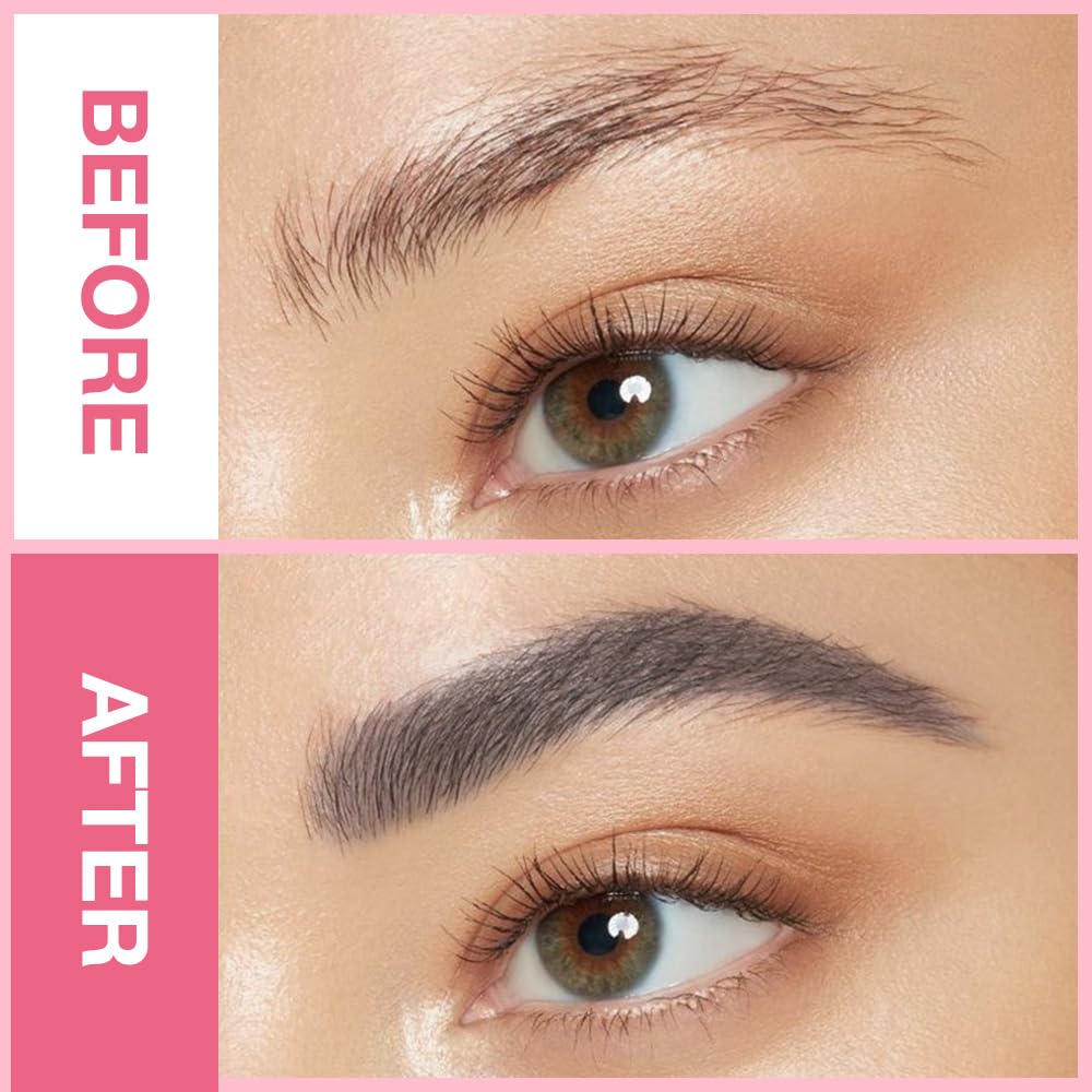 Waterproof Eyebrow Pencil, Professional Makeup Micro Brow Pencil, Double-Ended Ultra-Fine Eyebrow Pencil, Ultra-Fine Mechanical