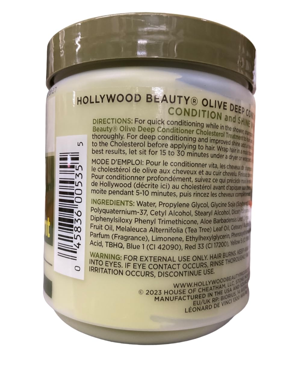 Hollywood Beauty Olive Cholesterol, 20 oz (Pack of 5)