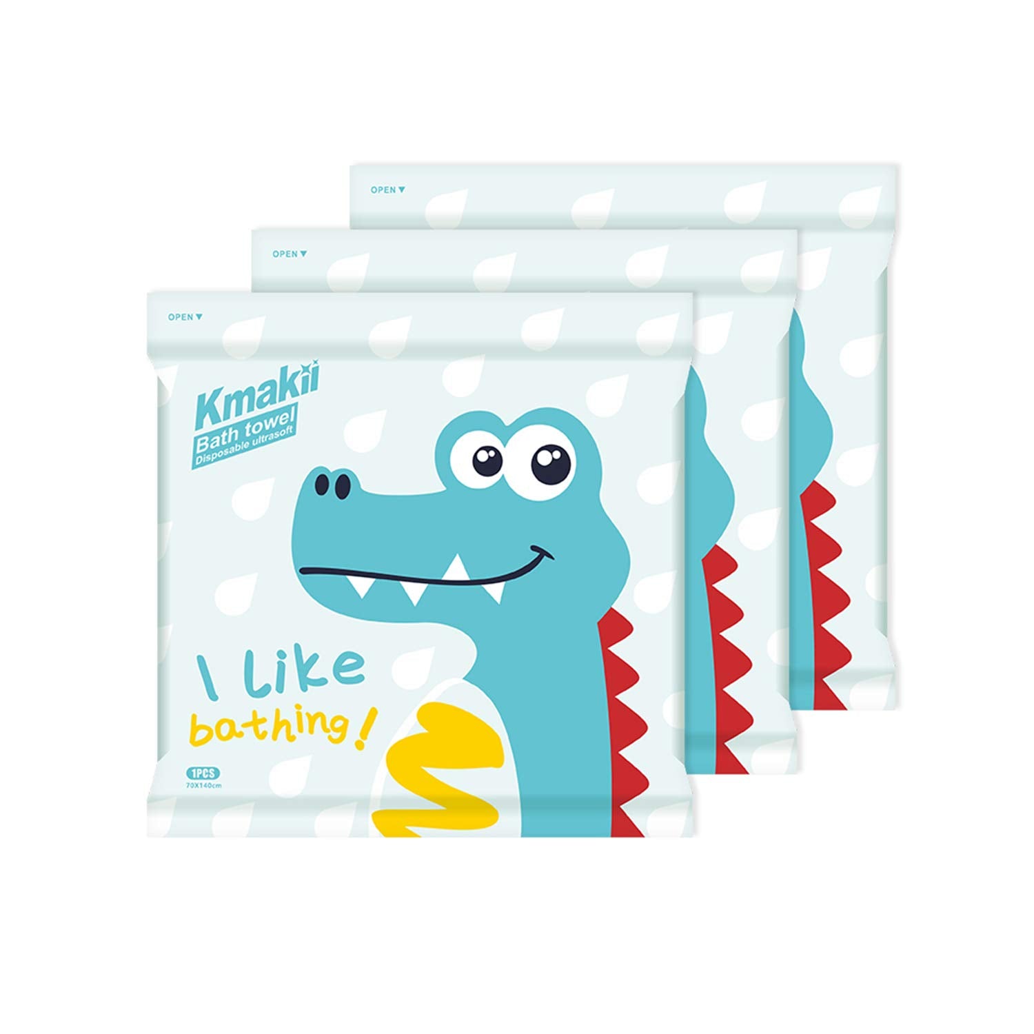 Kmakii 12 Pack Disposable Bath Towels White Soft Bath Bath Wipes Portable And Breathable Thick Bath Cloths For Travel Hotel Busi