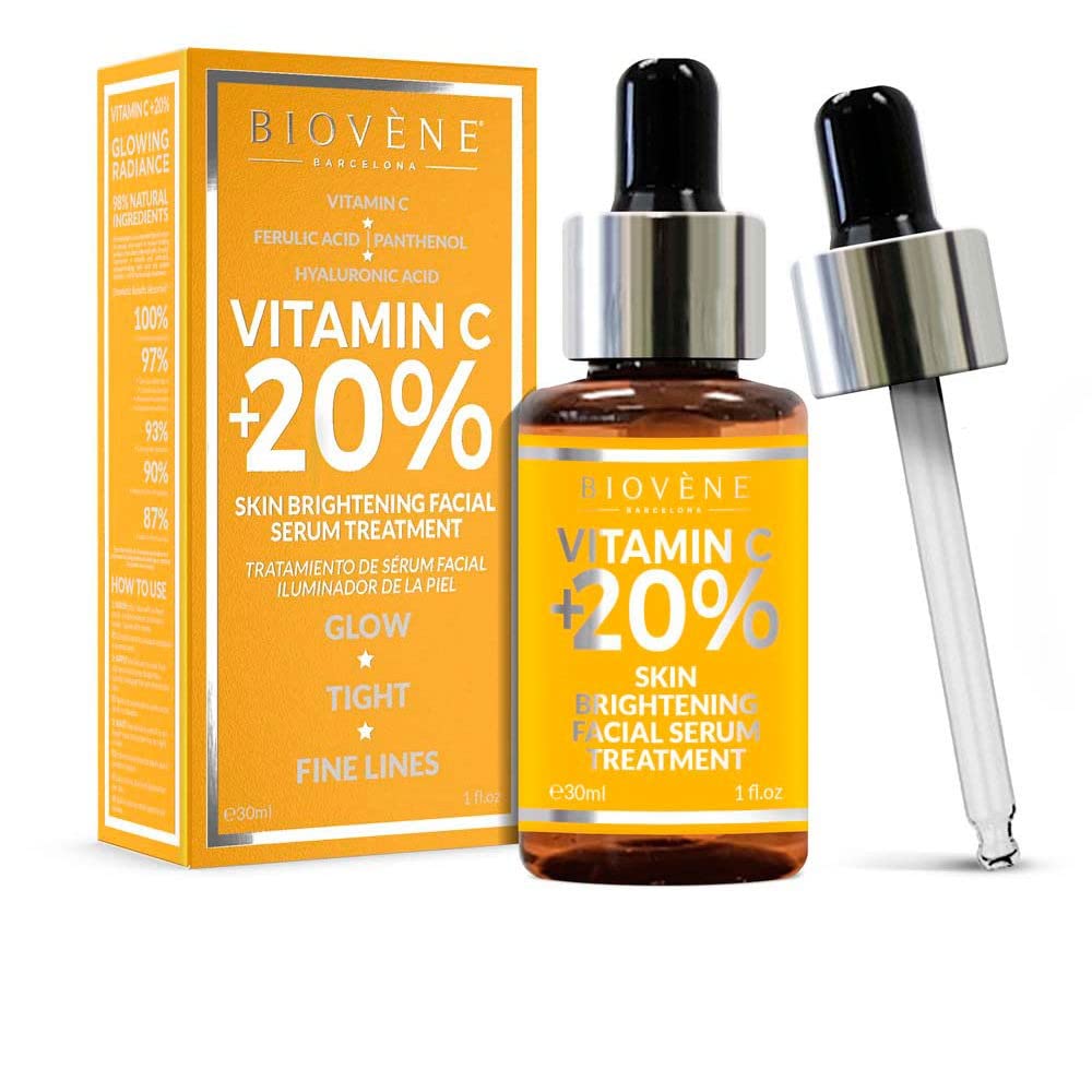 Biov?ne Vitamin C 27% Serum for Face, Supports Radiant and More Youthful Looking Skin, Soothing, Brightening and Firming Charact