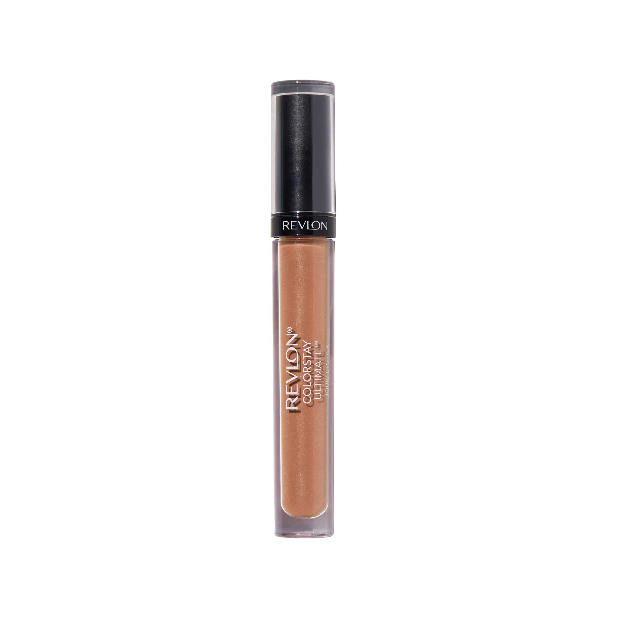 Revlon Colorstay Ultimate Liquid Lipstick, Satin-Finish Longwear Full Coverage Lip Color, Buffest Beige (002), 0.07 Oz