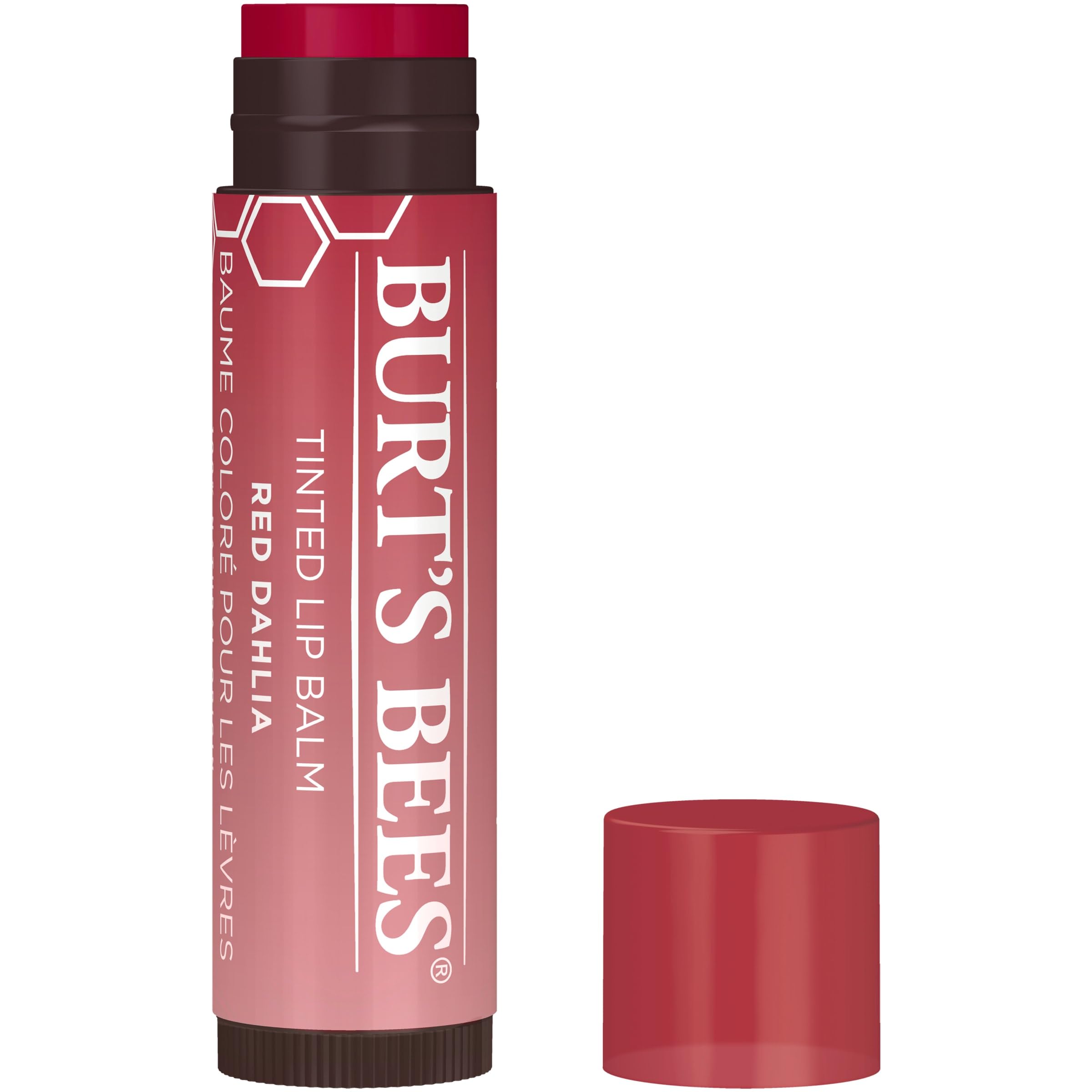 Burt'S Bees Lip Tint Balm With Long Lasting 2 In 1 Duo Tinted Balm Formula, Color Infused With Deeply Hydrating Shea Butter For