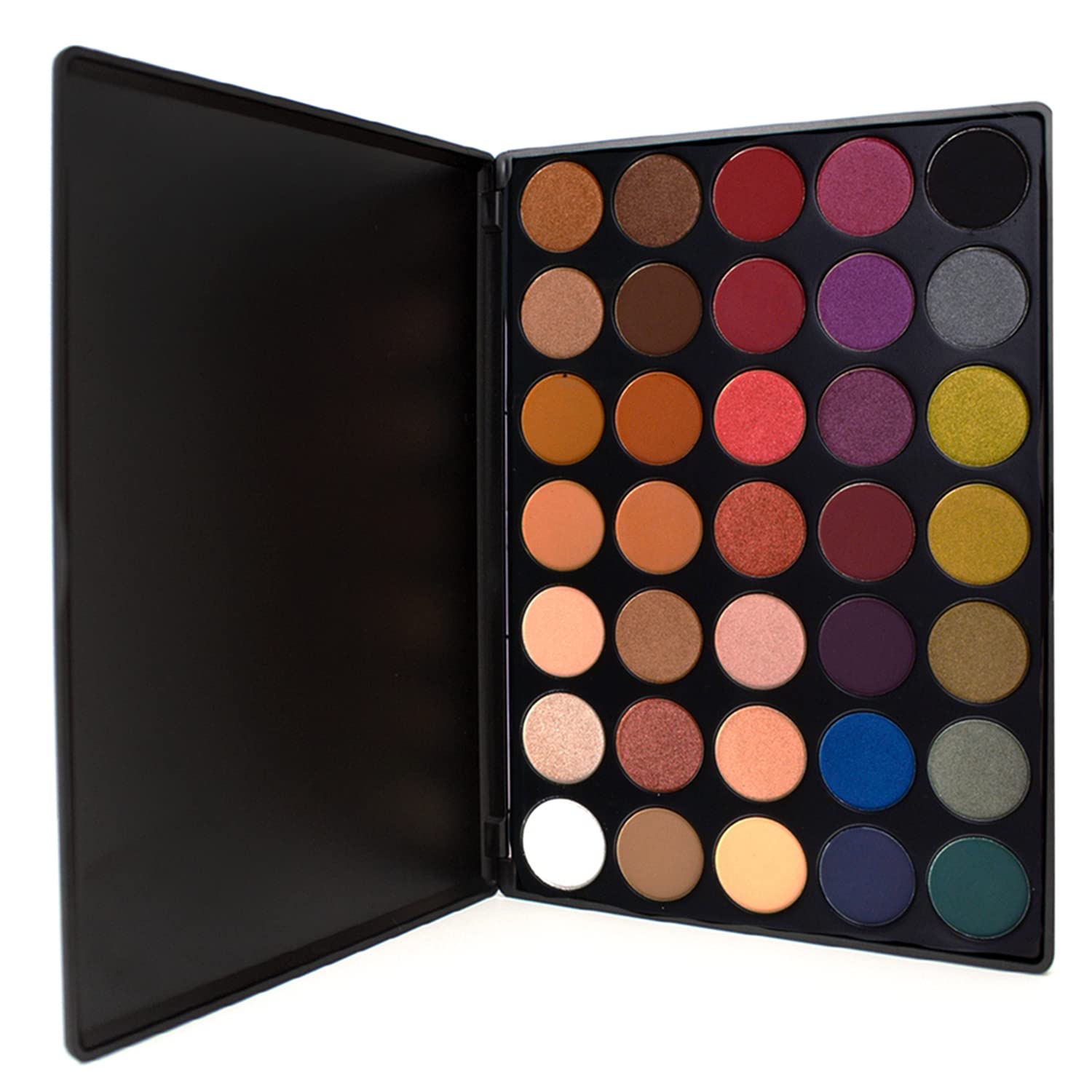 Palladio Ultimate Pro Eyeshadow Palettes, Professional and Personal Use, 35 High Pigmented Powder Colors, Matte, Shimmer, Satin 
