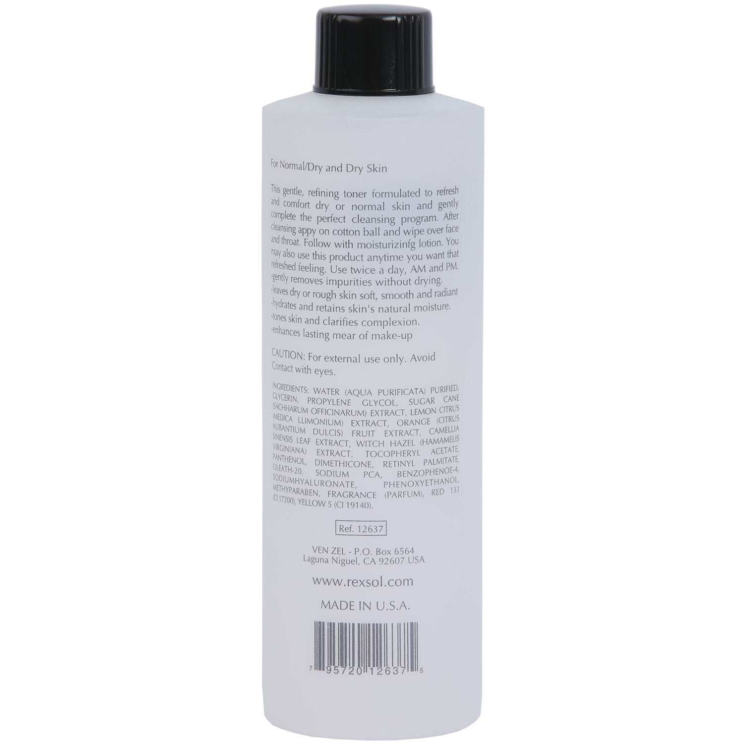 REXSOL Cellular Refining Toner Normal/Dry and Dry Skin (240 ml / 8 fl oz)