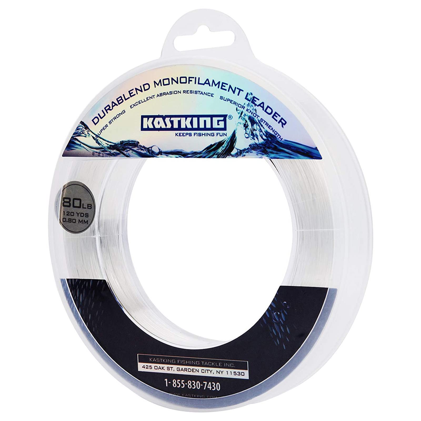 Kastking Durablend Monofilament Leader Line - Premium Saltwater Mono Leader Materials - Big Game Spool Size 120Yds110M