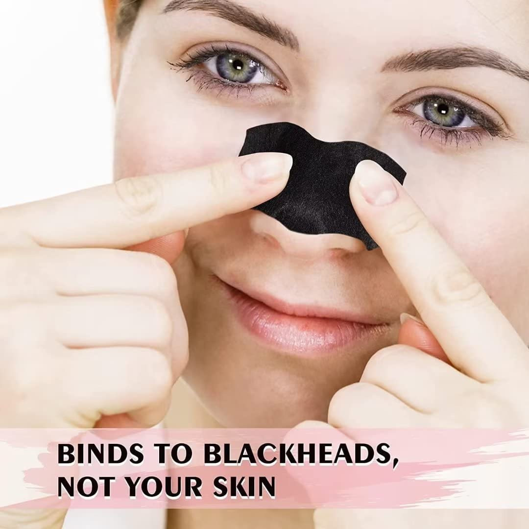 Auslka Blackhead Pore Strips,(70 Counts) Blackhead Remover-Deep Cleansing Charcoal Strips - Black Head Nose Strips -Black Head R