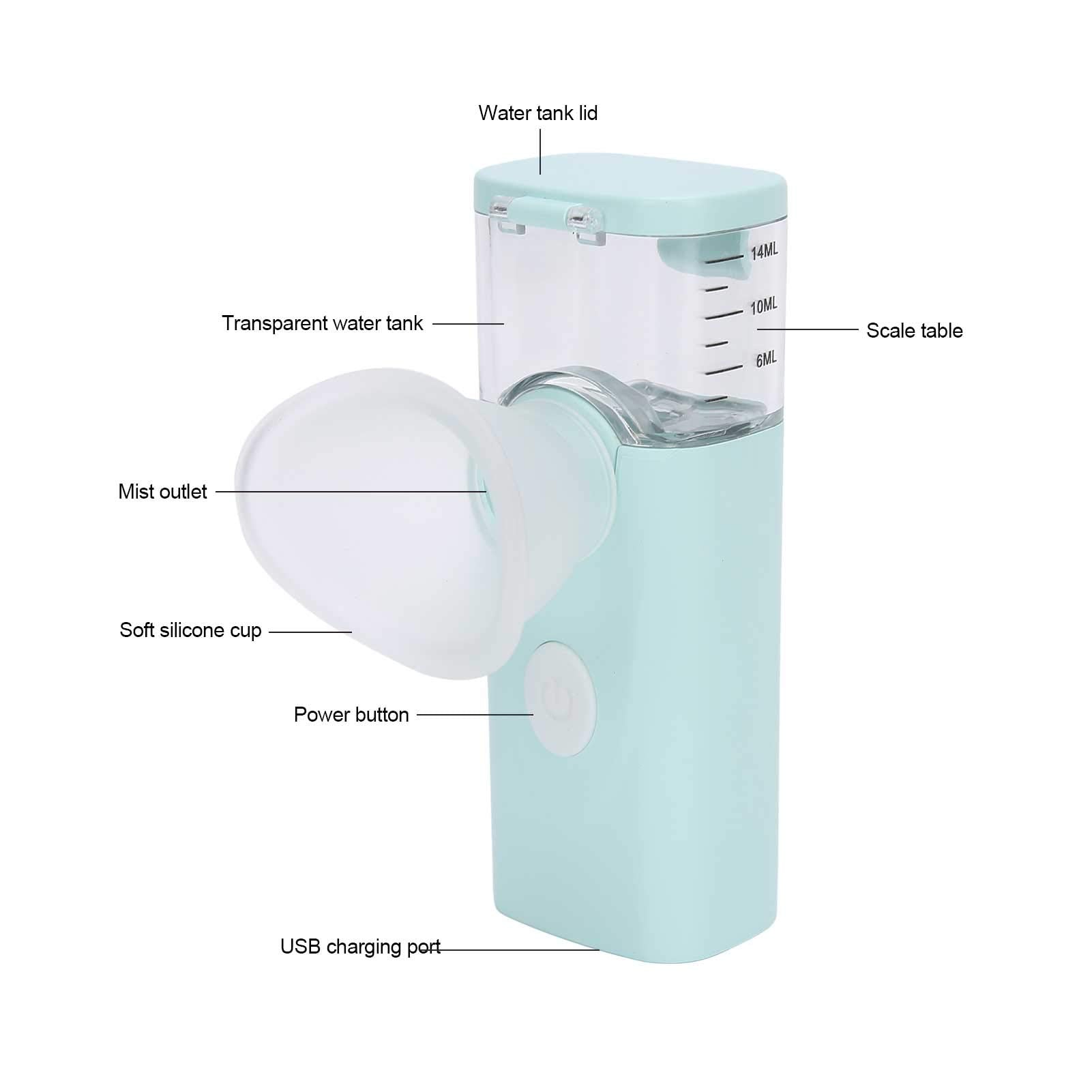 Eye Spray Relief Dry Eyes Portable Eye Moisturizing Cleaning Soothing Machine, Cool Facial Steamer, Fast Steam Sprayer For Eye S