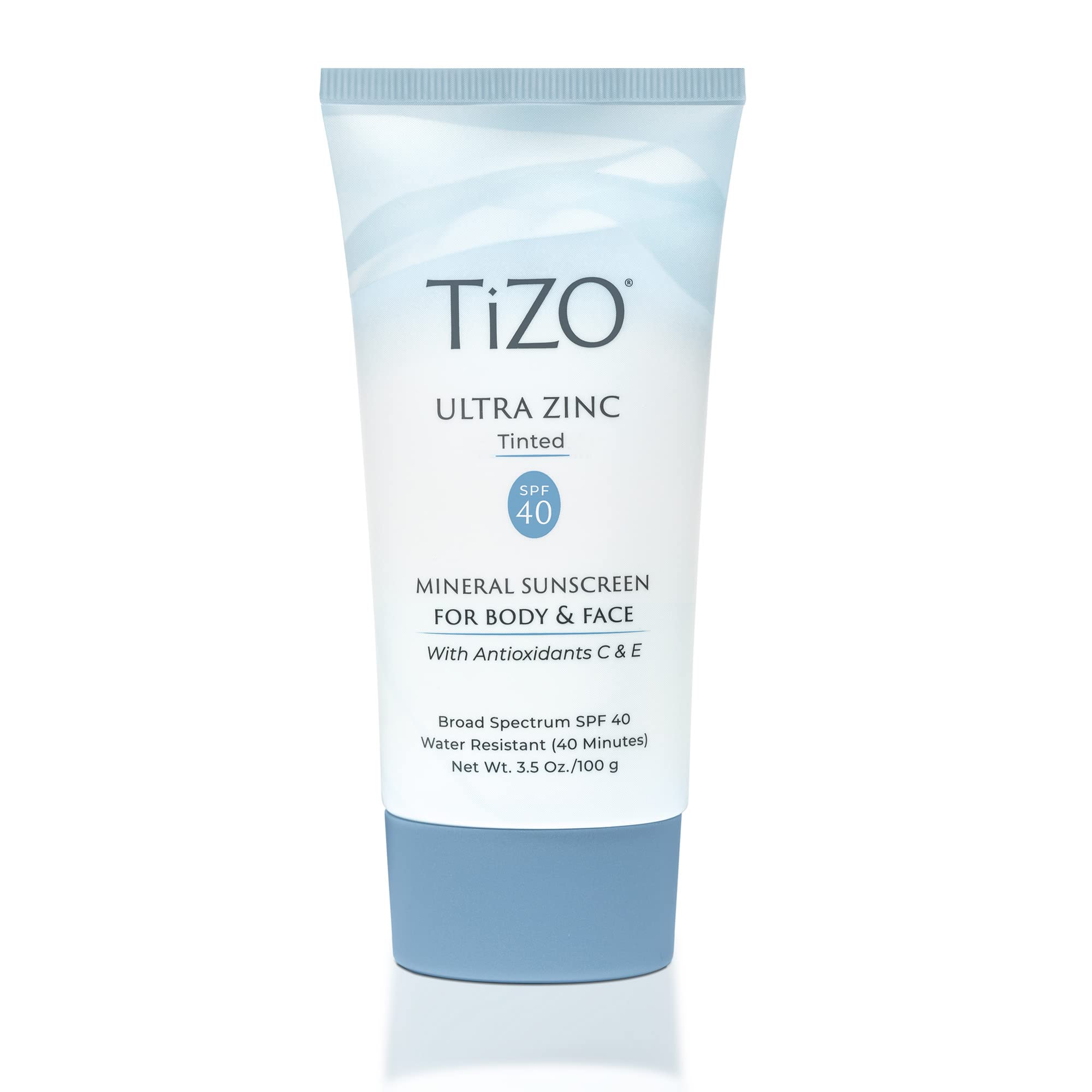Body And Face Lightly Tinted Spf 40 By Tizo For Unisex - 3.5 Oz Sunscreen