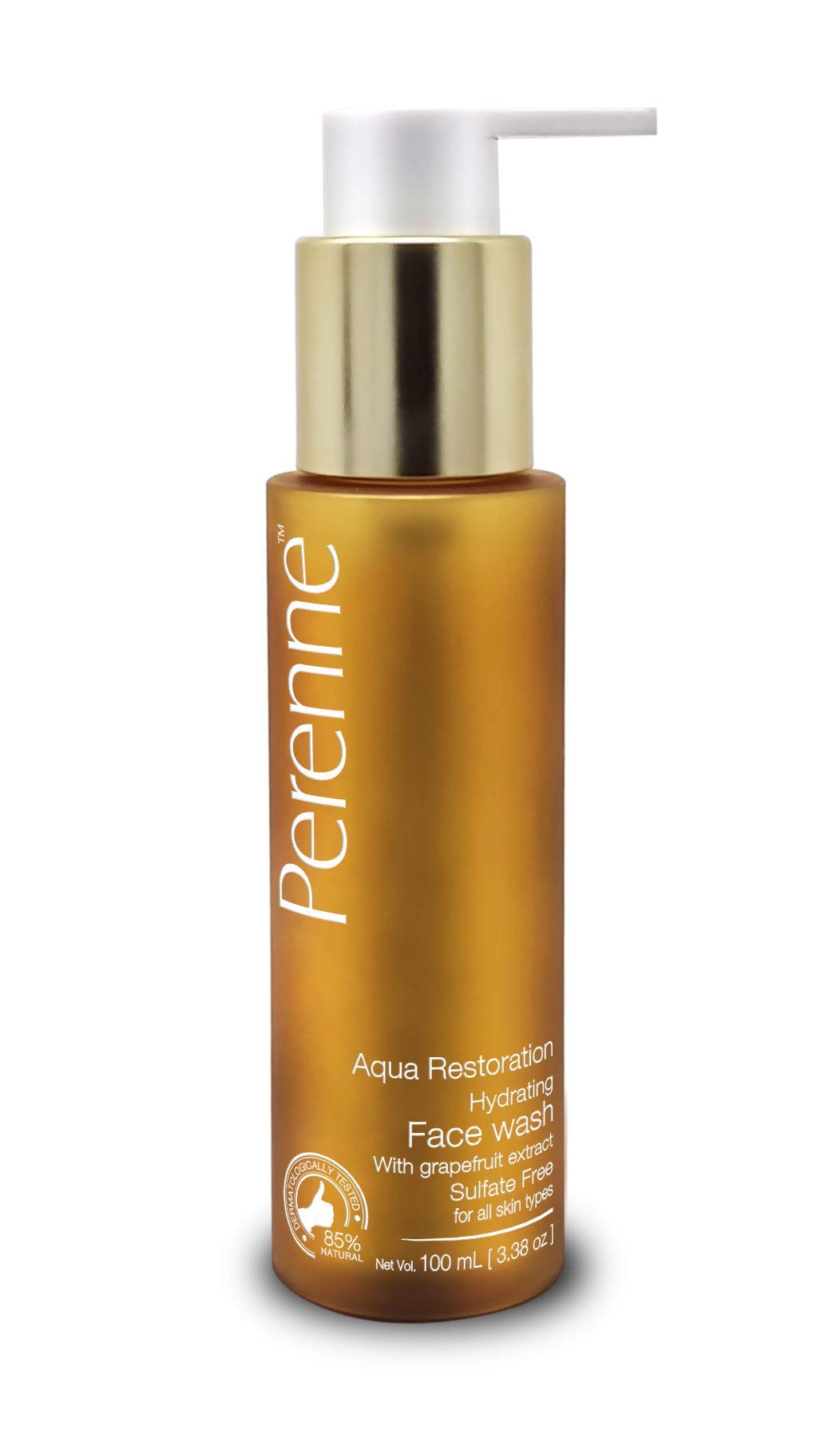 Perenne Sulphate Free Hydrating Face Wash With Kiwi And Grapefruit Extracts For All Skin Types (100 Ml)  Face Cleanser For Skin