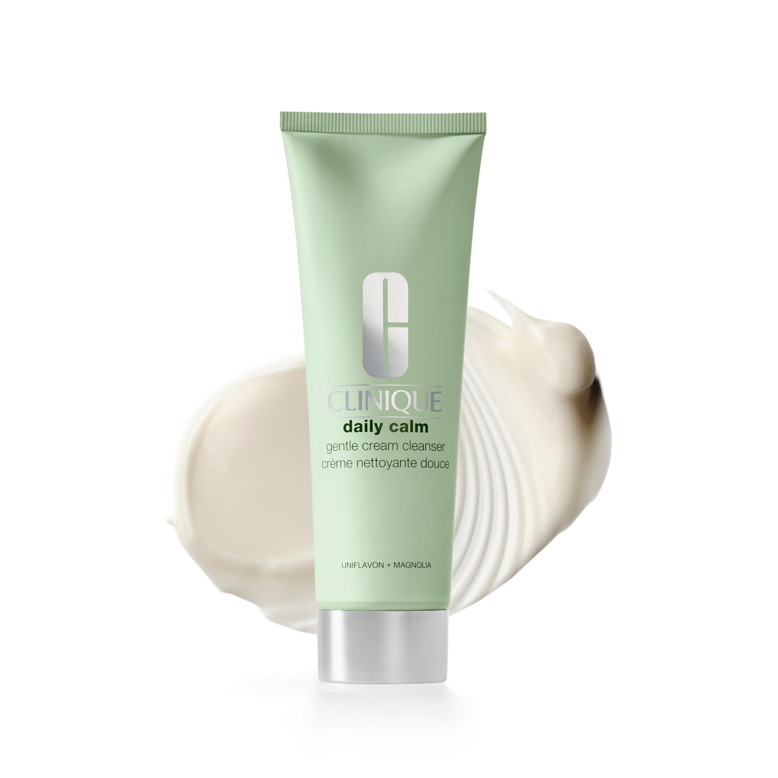 Clinique Daily Calm Gentle Cream Cleanser | Face Wash Created for Very Sensitive Skin and Visible Redness with Hyaluronic Acid |