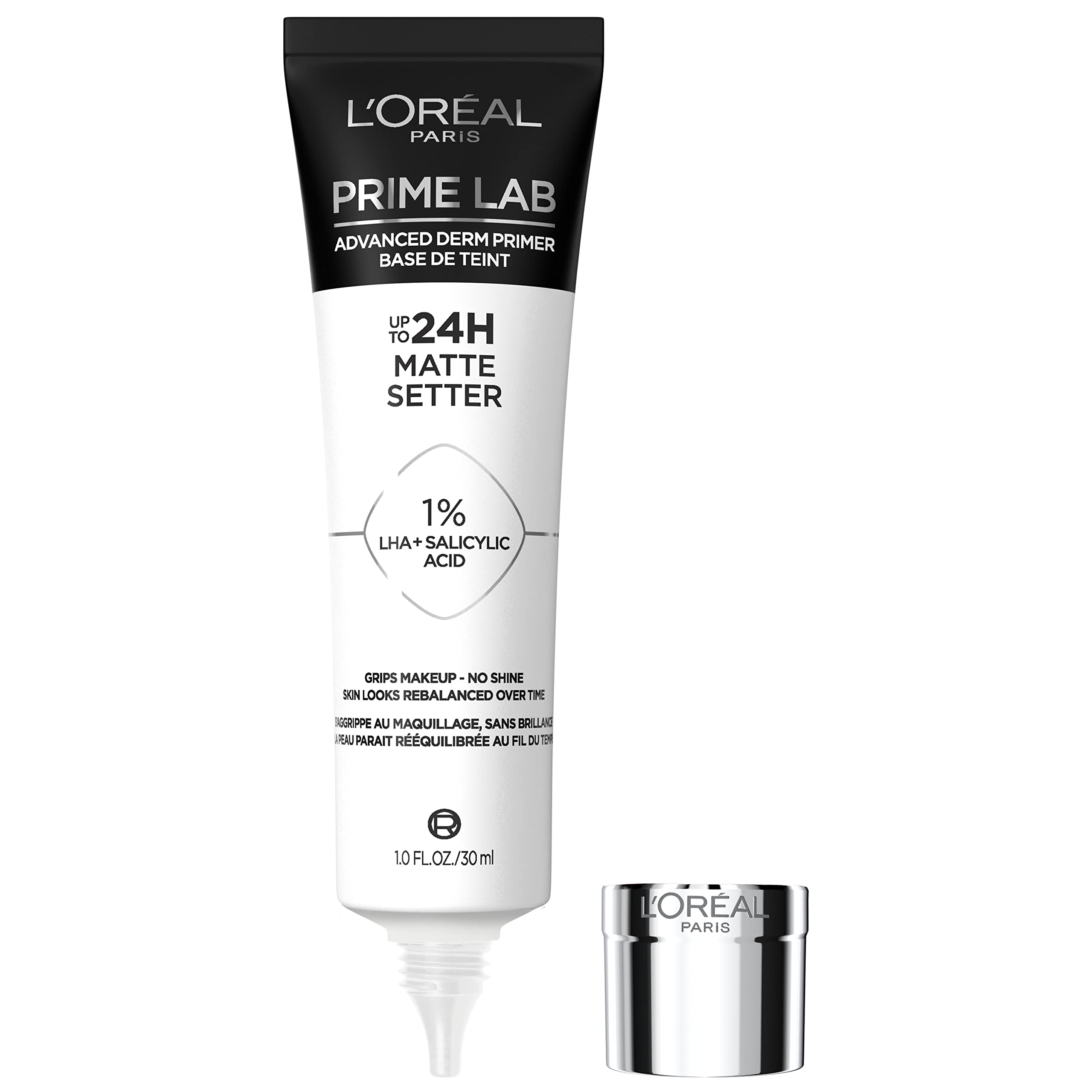 LOreal Paris Prime Lab Up to 24H Matte Setter Face Primer Infused with Salicylic Acid to Grip and Extend Makeup with a No Shine