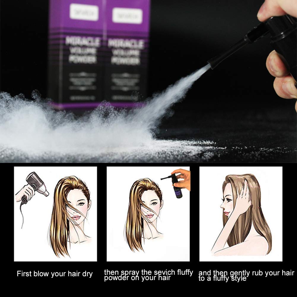 Sevich Volumizing Fluffy Hair Powder - Mattifying Matte Root Lifting Powders Hair Styling Products With Adjustable Spray 0.14Oz/