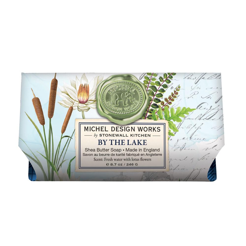 Michel Design Works Large Bath Soap Bar, By The Lake