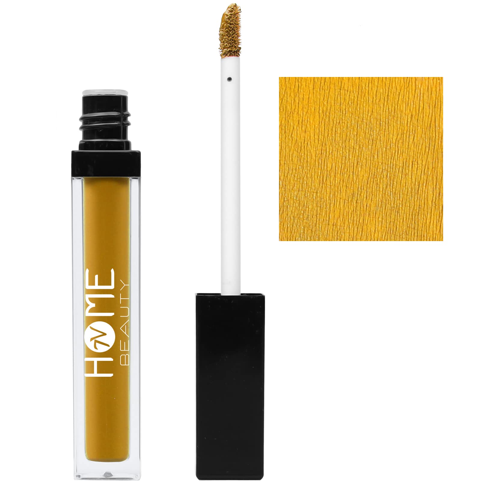 7V Home Beauty Yellow Matte Liquid Lipstick, Long Lasting High Pigmented Non-Stick Waterproof Yellow Lipstick (5Ml, #727)