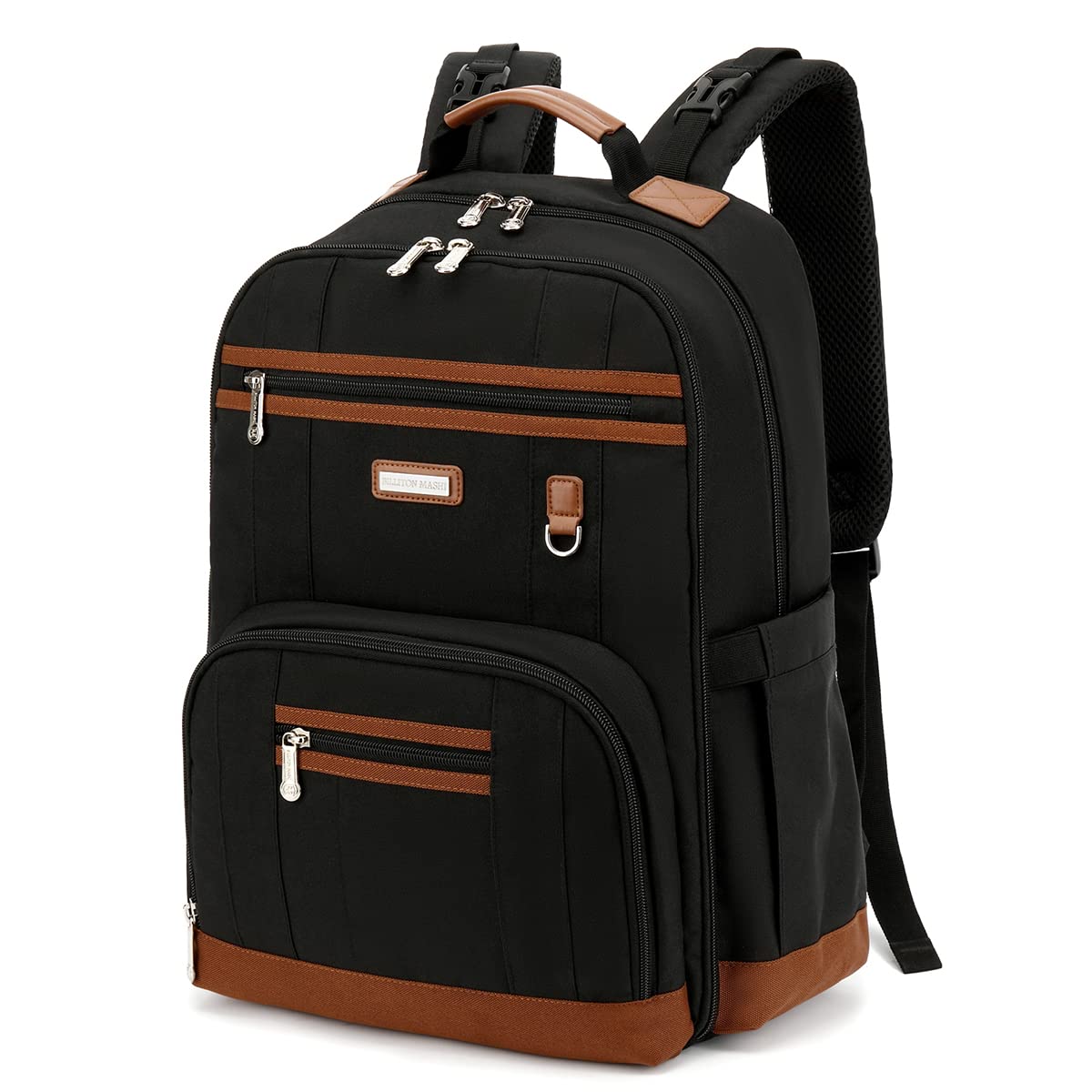 BILLITON MASHI Baby Diaper Bag Backpack for Mom, Travel Baby Bags for Boys girls with Insulated Pocket Stroller Straps, Large ca