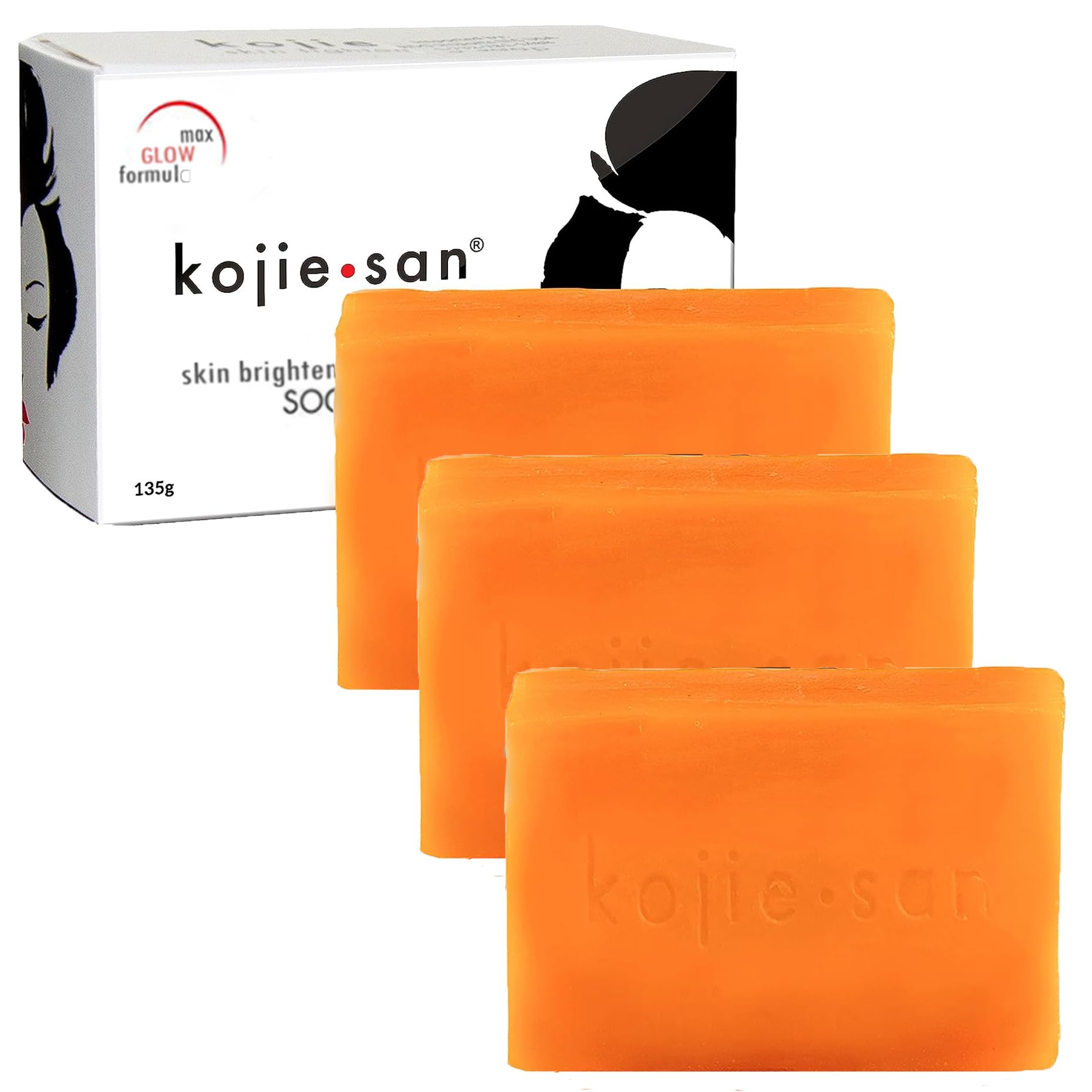 Kojie San Skin Brightening Soap - Original Kojic Acid Soap that Reduces Dark Spots, Hyperpigmentation, & Scars with Coconut & Te