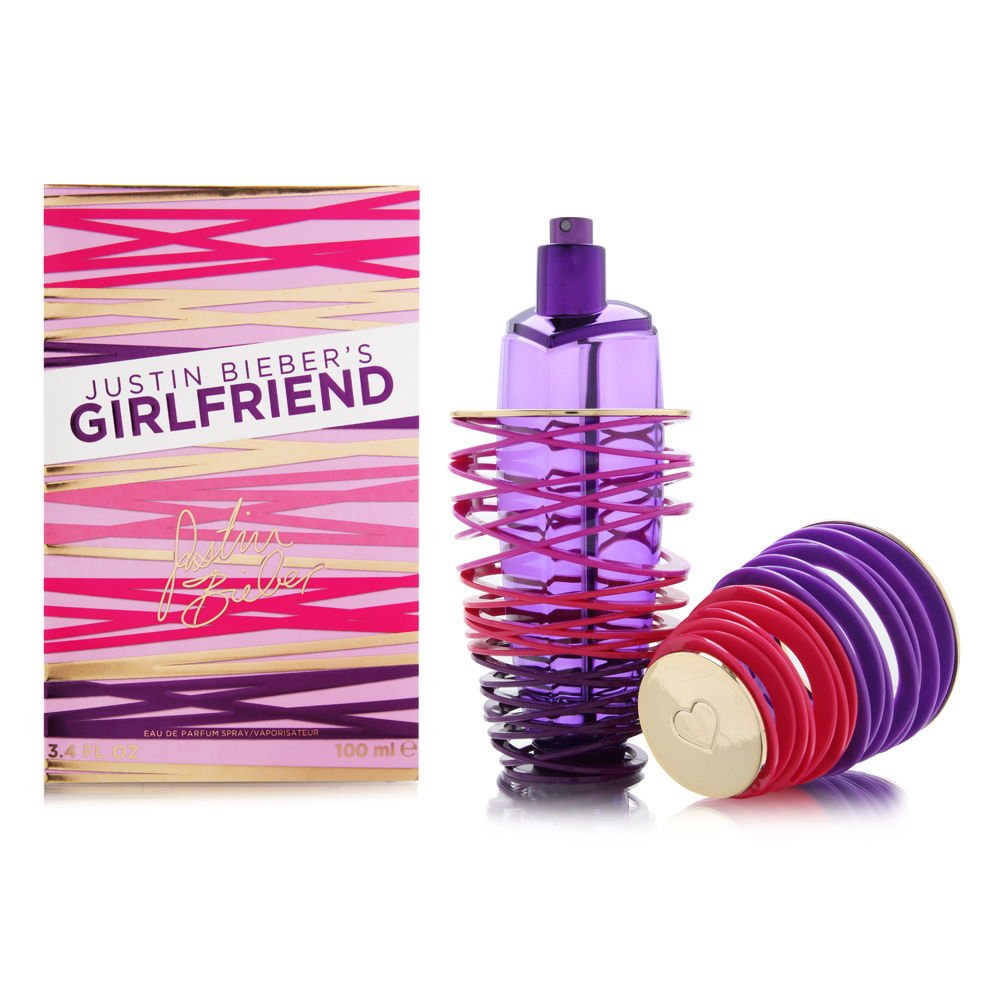 Justin Bieber Girlfriend Eau De Parfum Spray for Women, 100ml/3.4 oz.