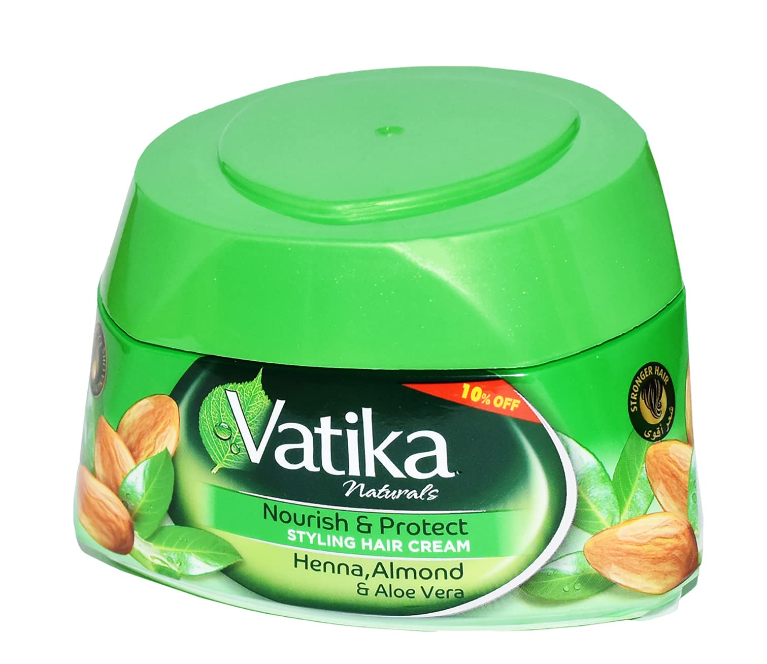 Vatika Naturals Dabur 140Ml Nourish & Protect Styling Hair Cream Henna Almond Aloe Vera 132