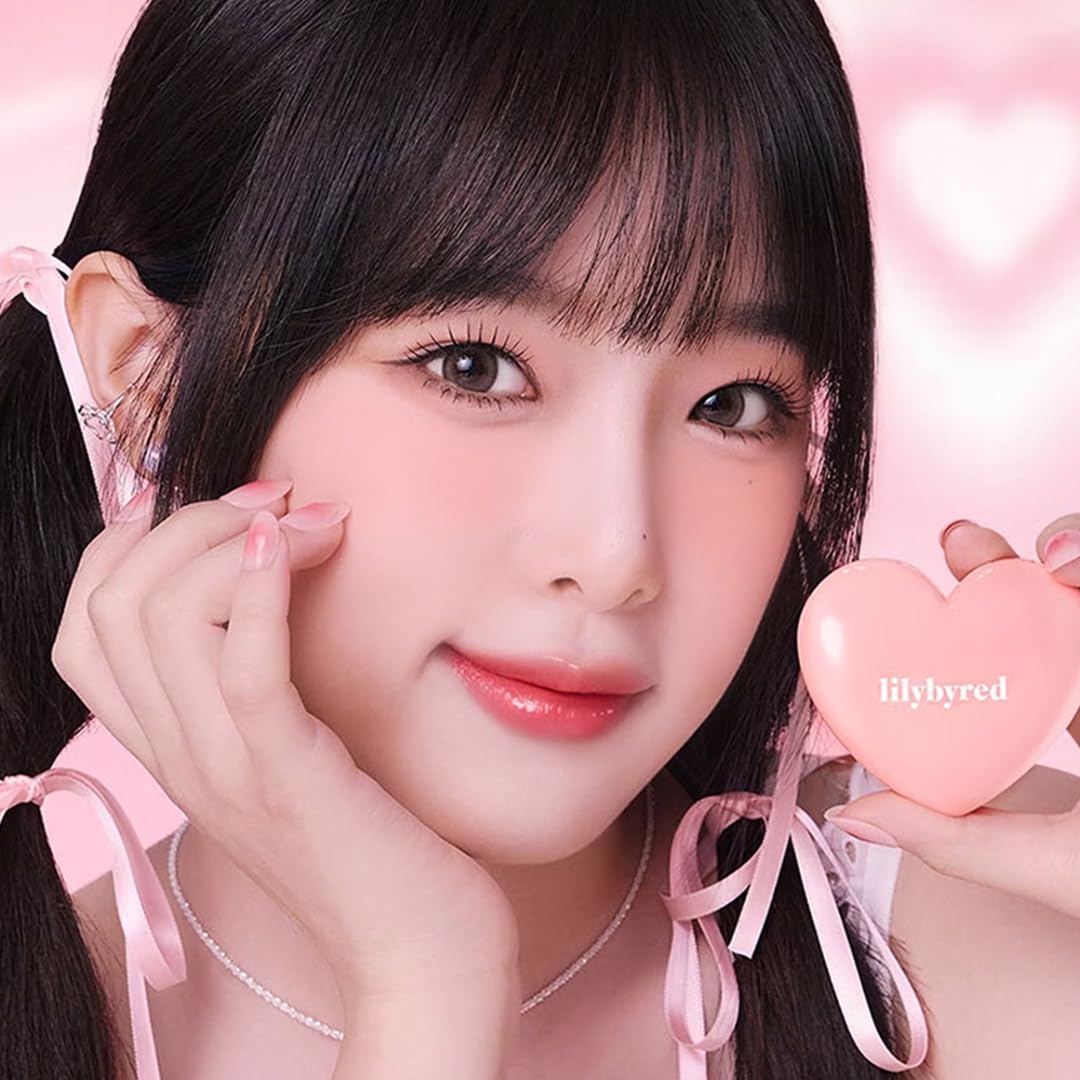 Lilybyred Luv Beam Cheek Balm | Soft Color, Glowy Finish, Creamy Texture | Natural-Looking Flush | Korean Beauty (01 Pure Coral)
