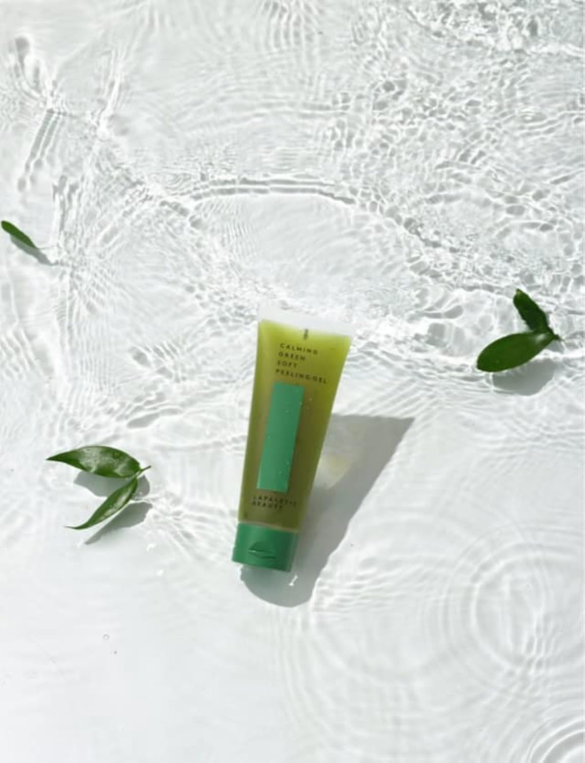 Lapalette Beauty Calming Green Soft Peeling Gel. Mild, Waterful Cleanser, 100Ml / 3.38 Fl. Oz. / Hydration, Exfoliating, Deep Cl