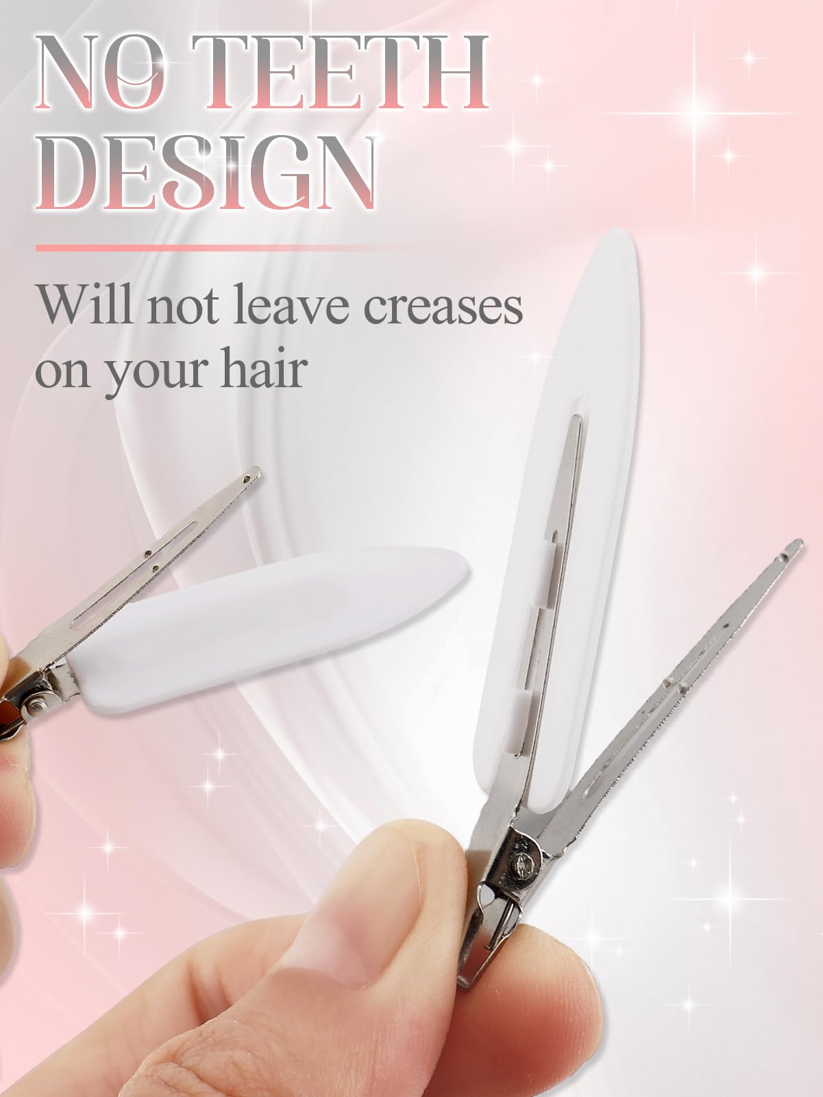 Madholly 8Pcs No Bend No Crease Hair Clips - Styling Duck Bill Clips Alligator Hair Barrettes For Styling Sectioning For Salon H
