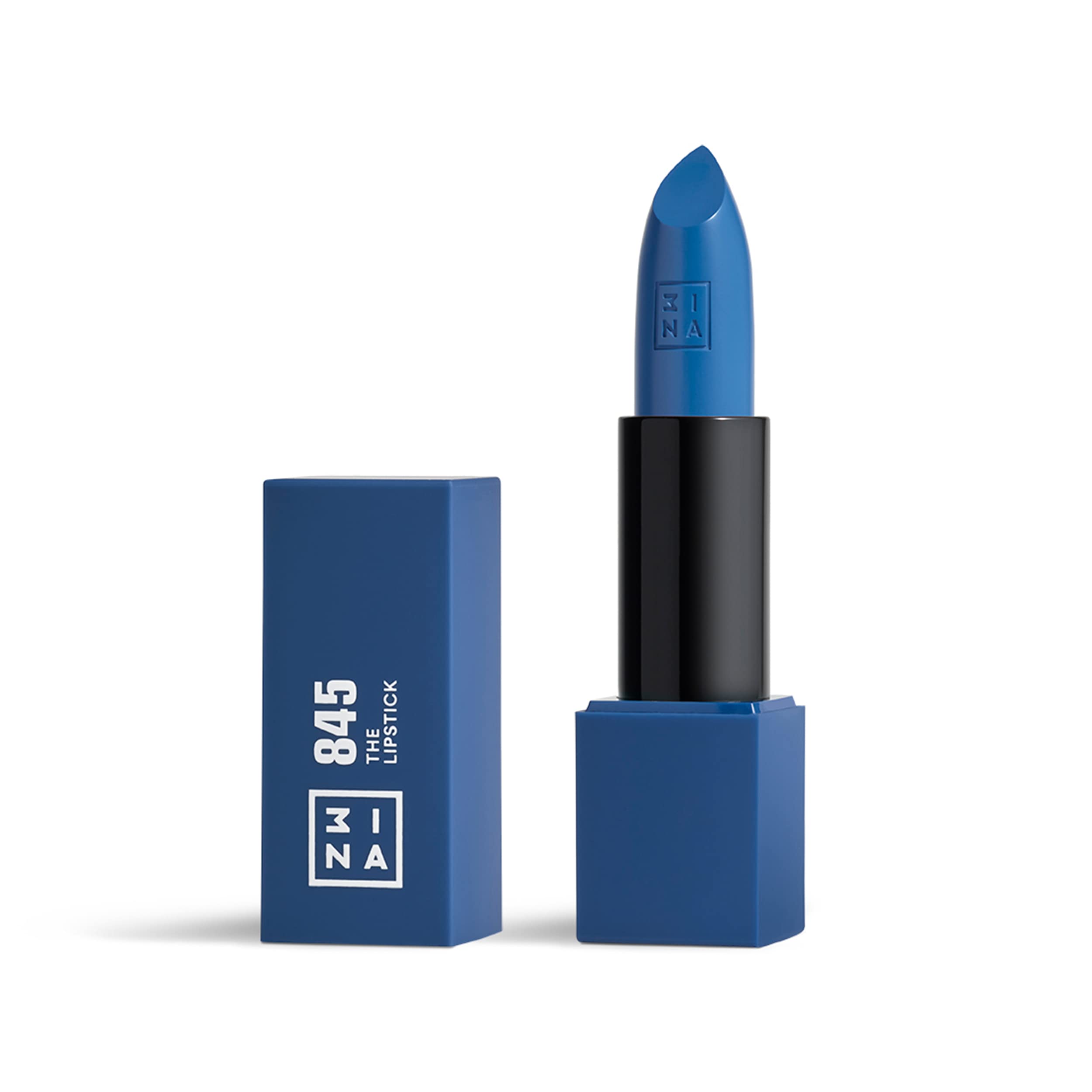 3Ina Makeup - Vegan - Cruelty Free - The Lipstick 845 - Blue Lipstick - 5H Lasting Lipstick - Highly Pigmented - Matte - Vanilla