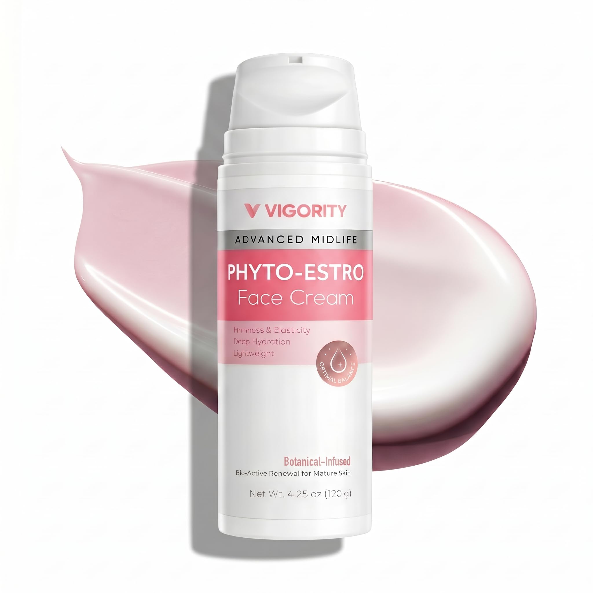 Vigority PhytoEstro Face Cream for Menopause & Midlife Skin  Deep Hydration & Firming Moisturizer for Dry, Thinning, Aging Ski