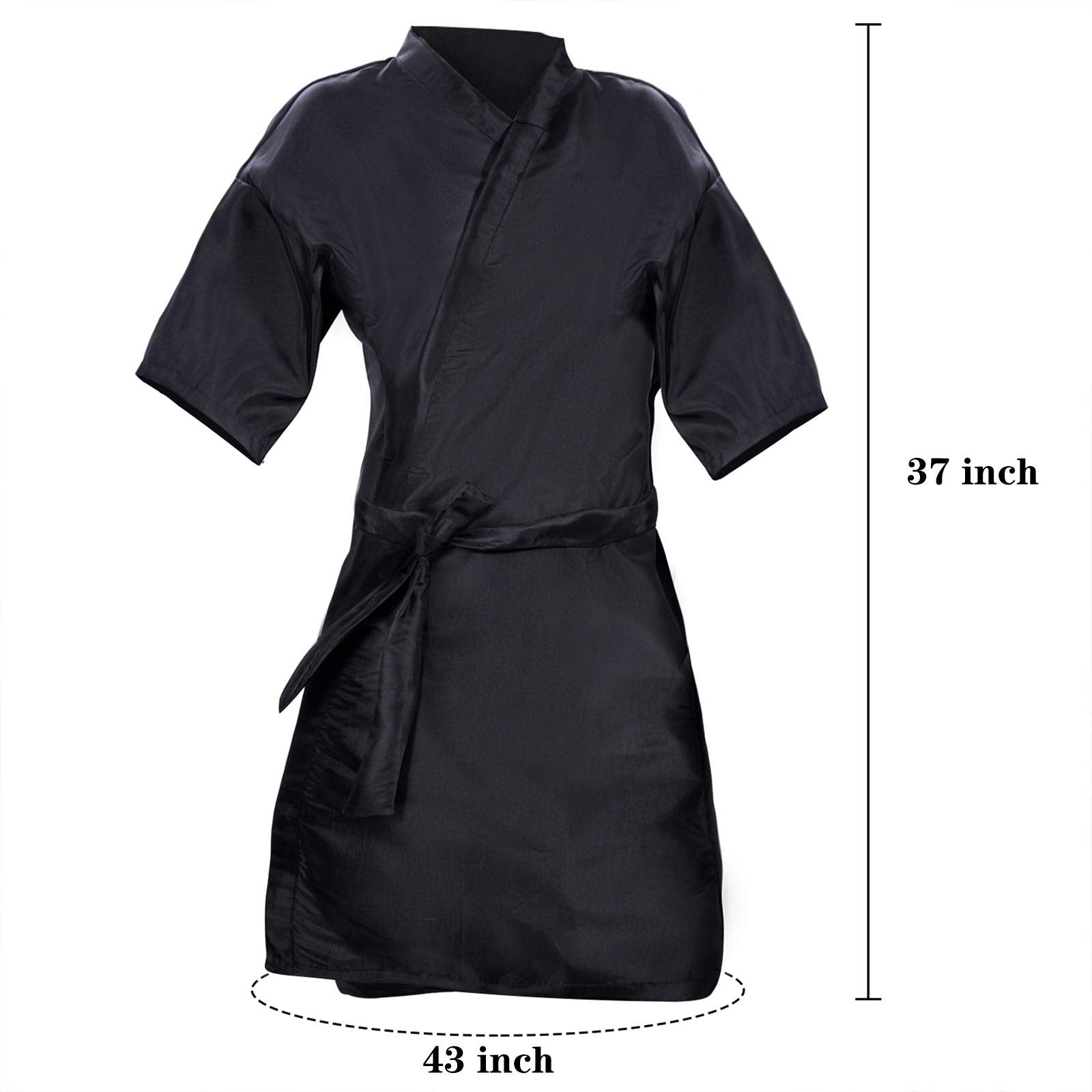 2 Pieces Salon Robes Smock For Clients Waterproof Hairdressing Gown Salon Cape