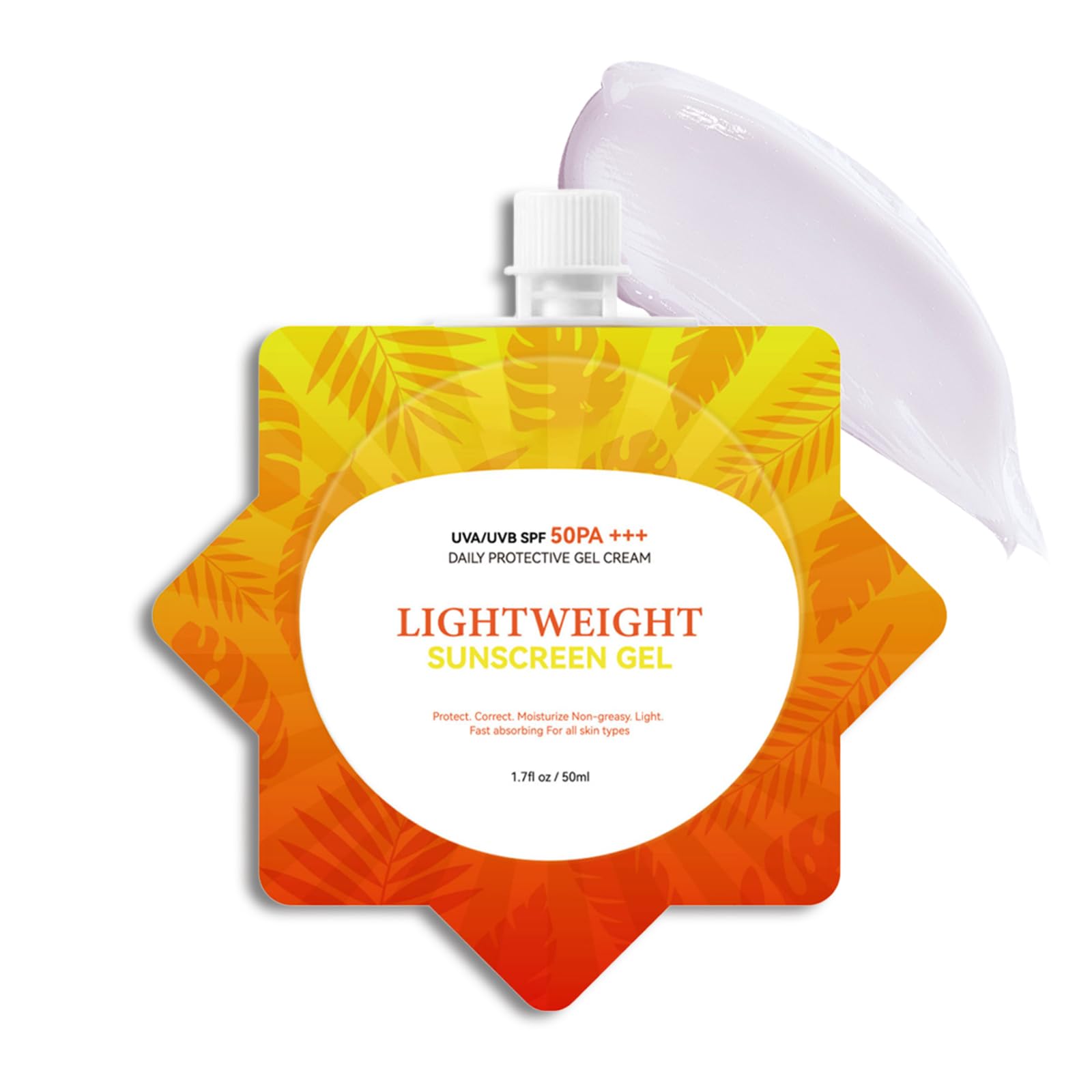 Sheghy Ultrawhite Airy-Fit Sunscreen SPF50 PA++++ | 1.7floz Travel-Size Face Sunscreen | Moisturizing UVA/UVB Protection for Dai