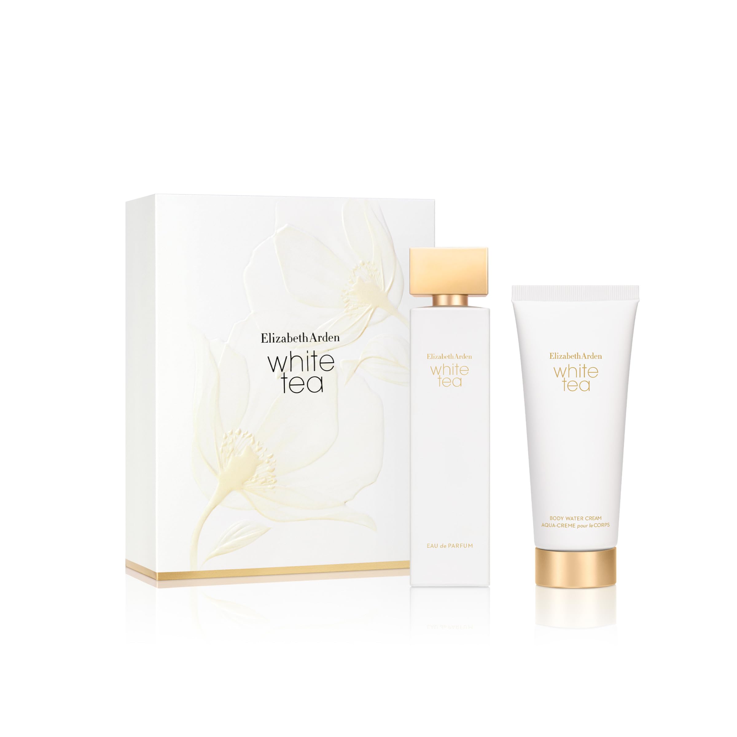Elizabeth Arden 2 Piece Fragrance Holiday Gift Set, White Tea Eau de Parfum, Women's Perfume Set Includes EDP Spray Perfume & Bo