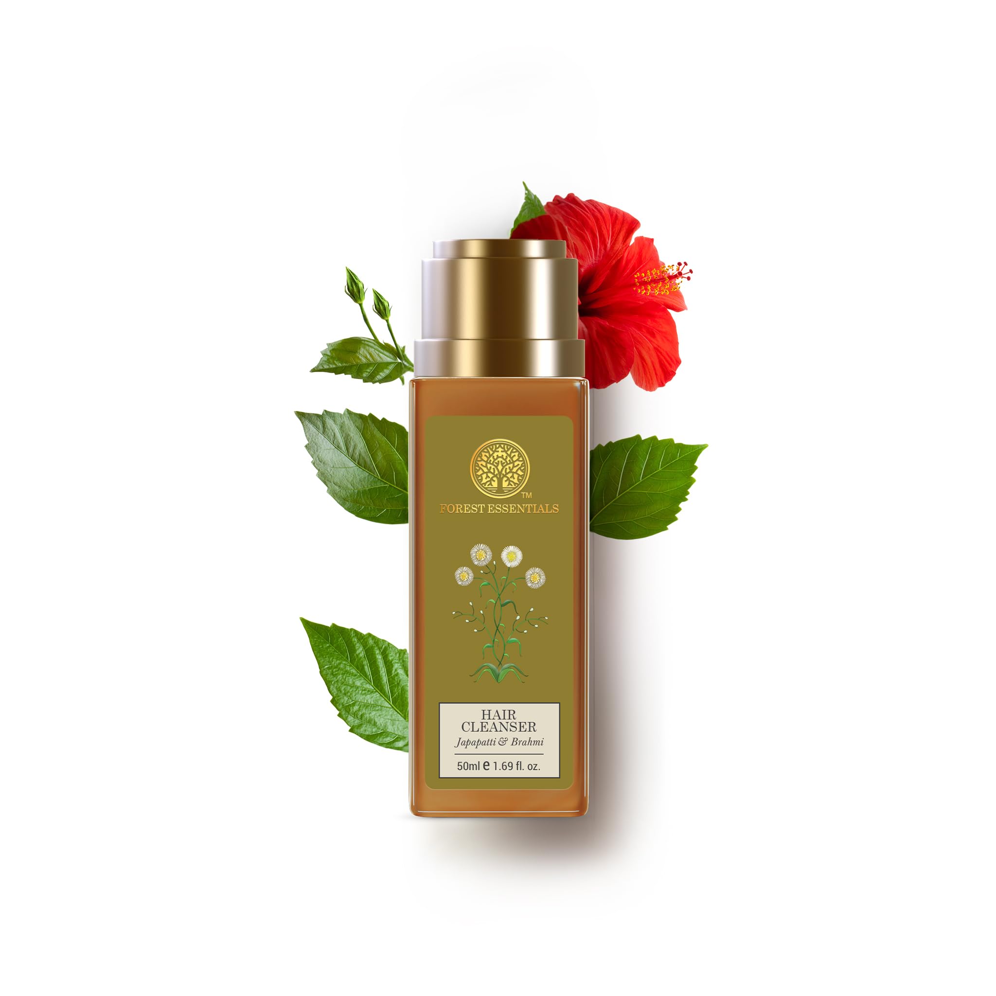Forest Essentials Hair Cleanser, Japapatti and Brahmi, 50ml