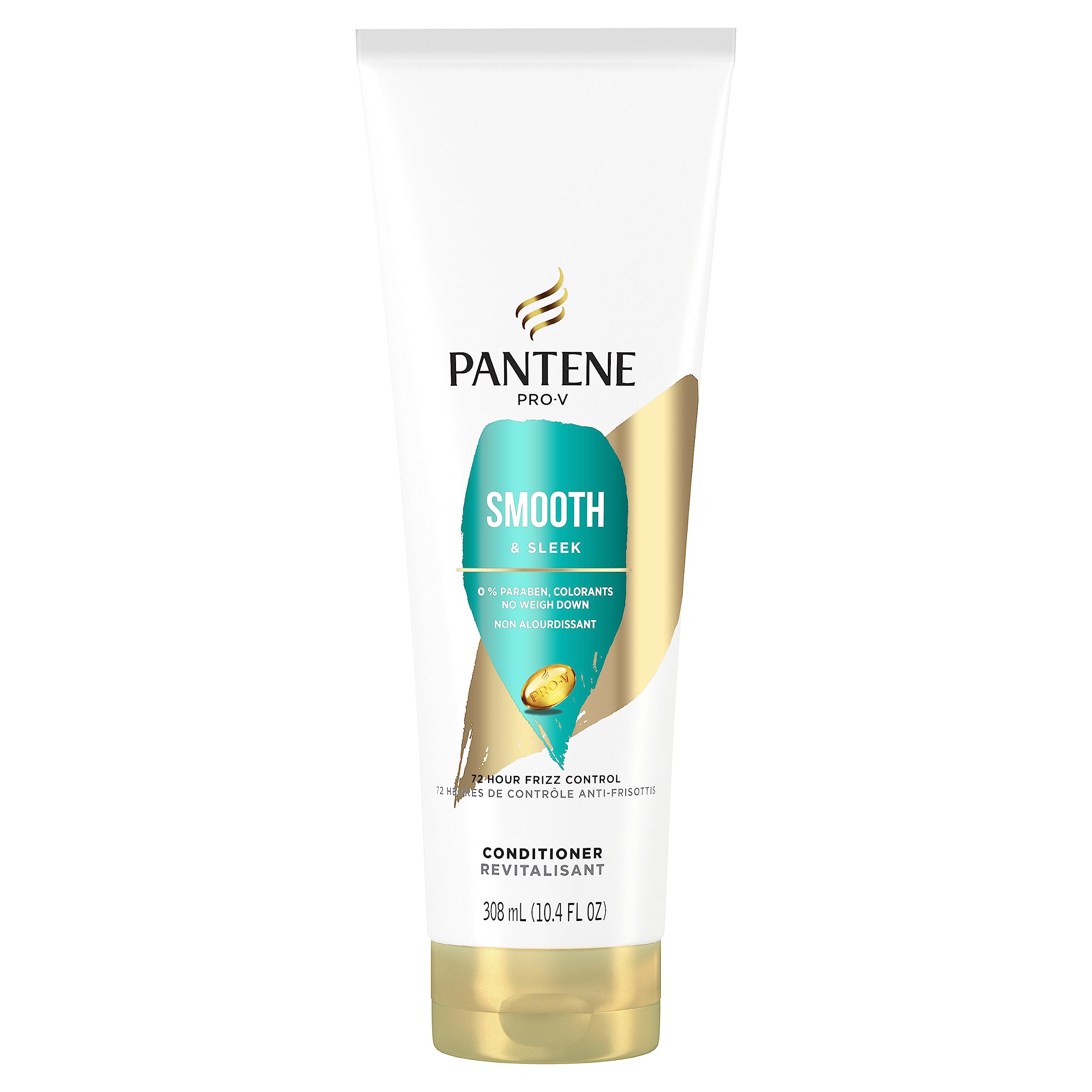 PANTENE PRO-V Smooth & Sleek Conditioner, 10.4oz/308mL
