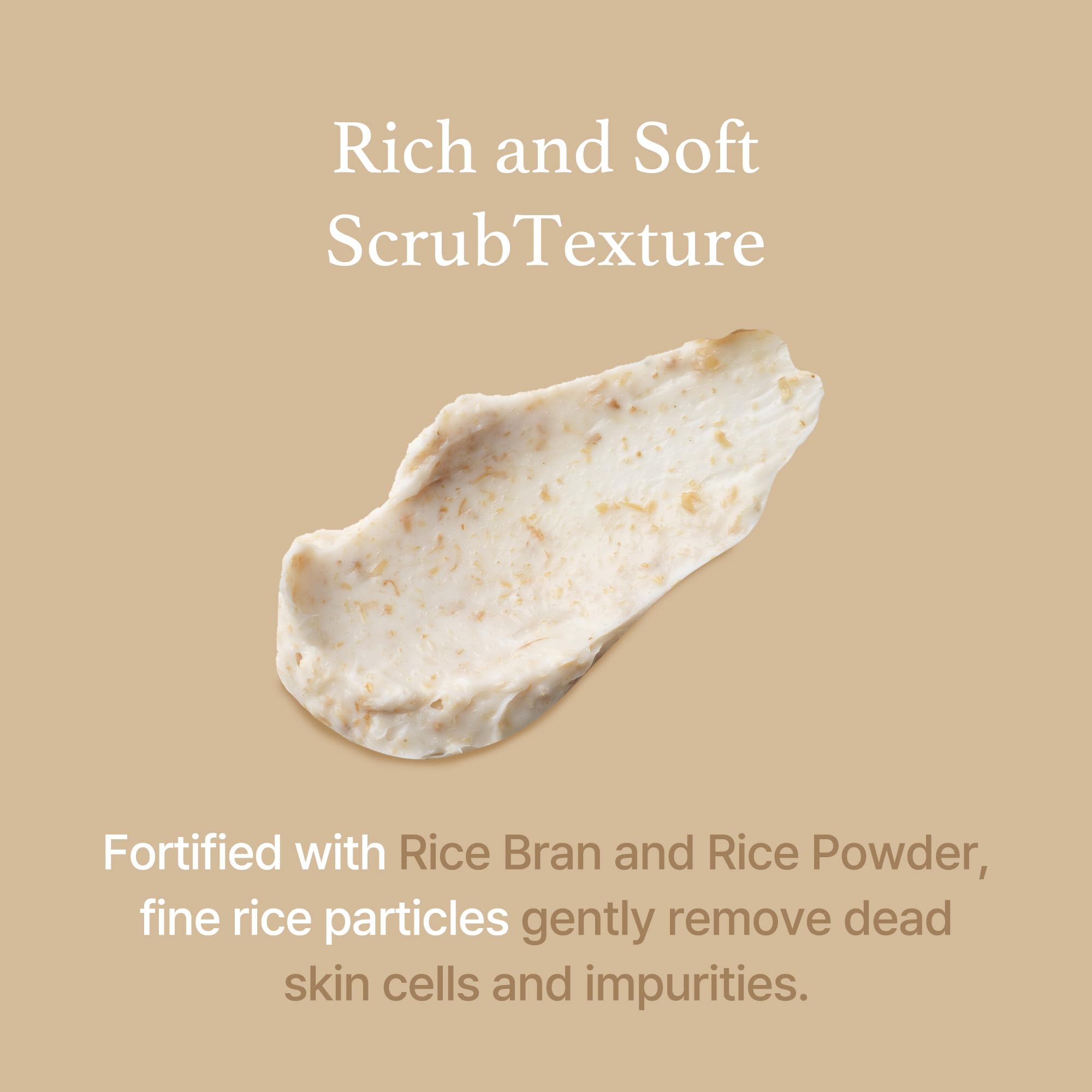 I'm from Rice Mask 3.88 Oz, Gentle Exfoliating Wash Off Facial Mask for Dull, Rough Skin, Pore Clearing, Remove Dead Skin Cells,