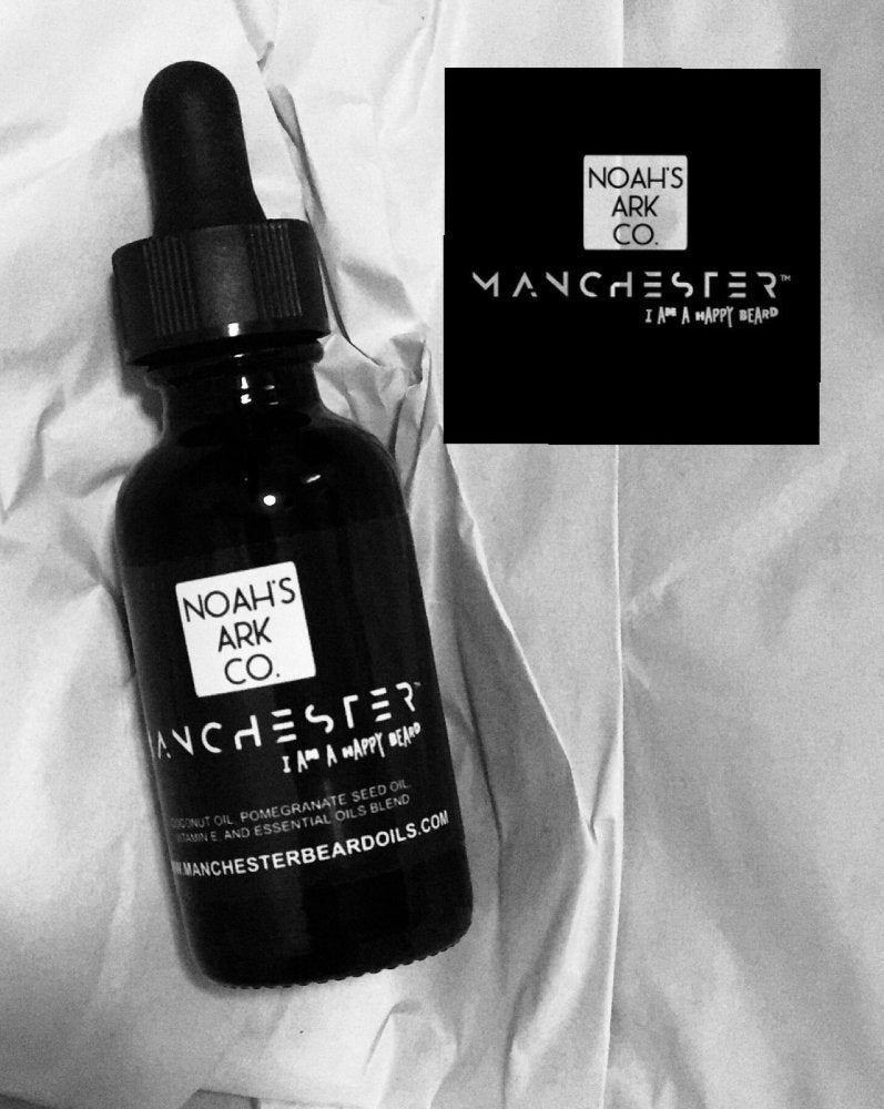 Manchester Pomegranate Beard Oil 1 OZ (1 Fl Oz, Black)