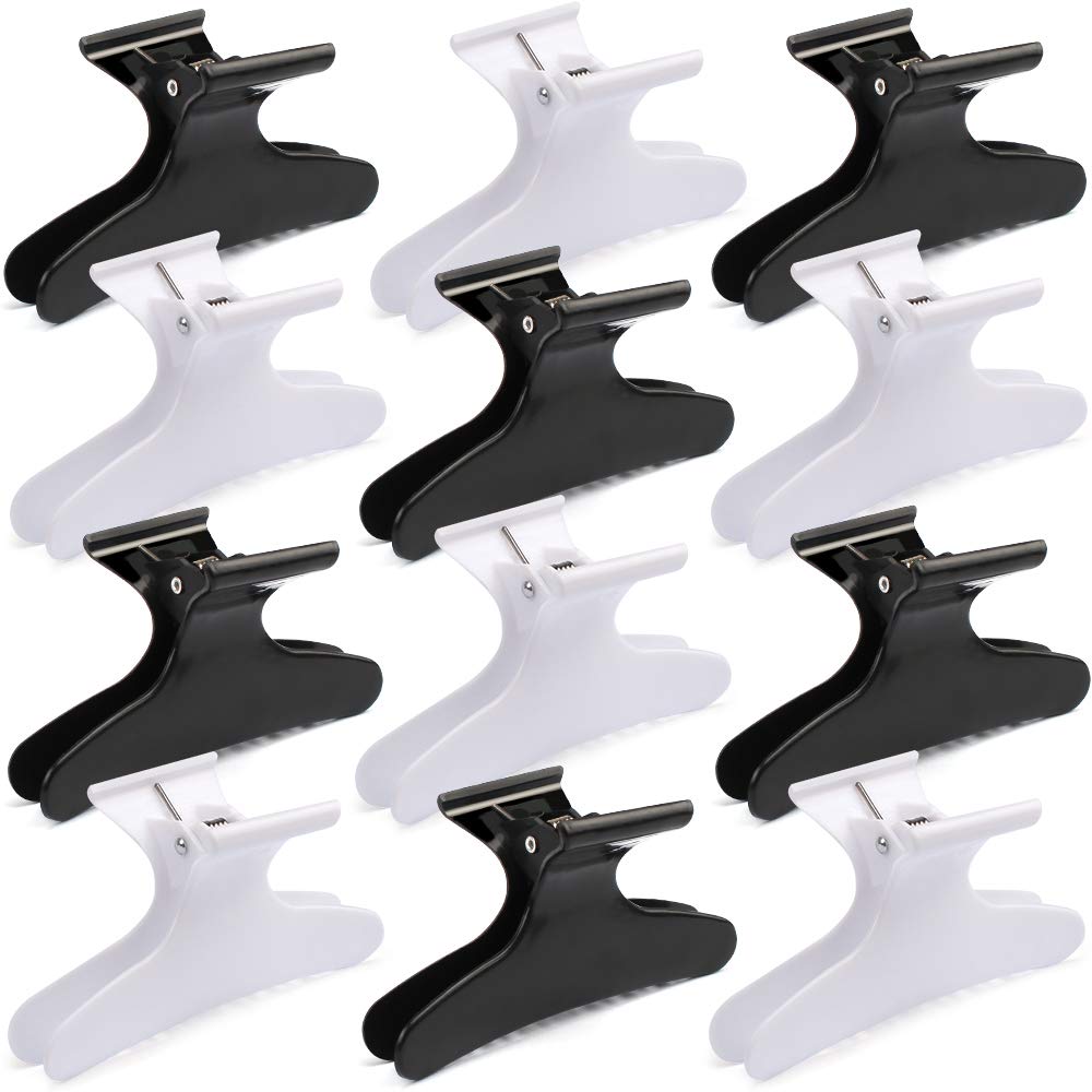 Ondder Hair Clips for Styling and Sectioning - Butterfly Pro Salon Clamps for Cutting, Coloring Hair, Hair Accessories for Women