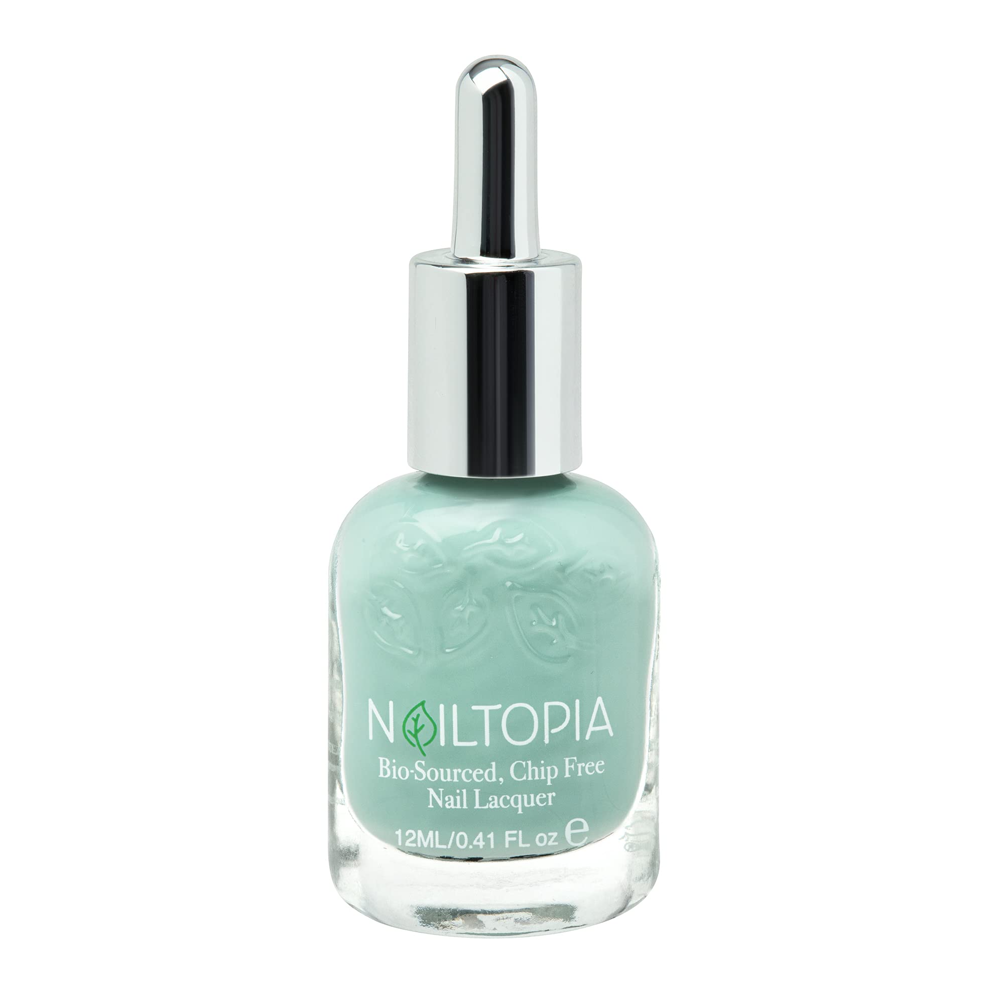 Nailtopia - Plant-Based Chip Free Nail Lacquer - Non Toxic, Bio-Sourced, Long-Lasting, Strengthening Polish - I Sea You (Seafoam
